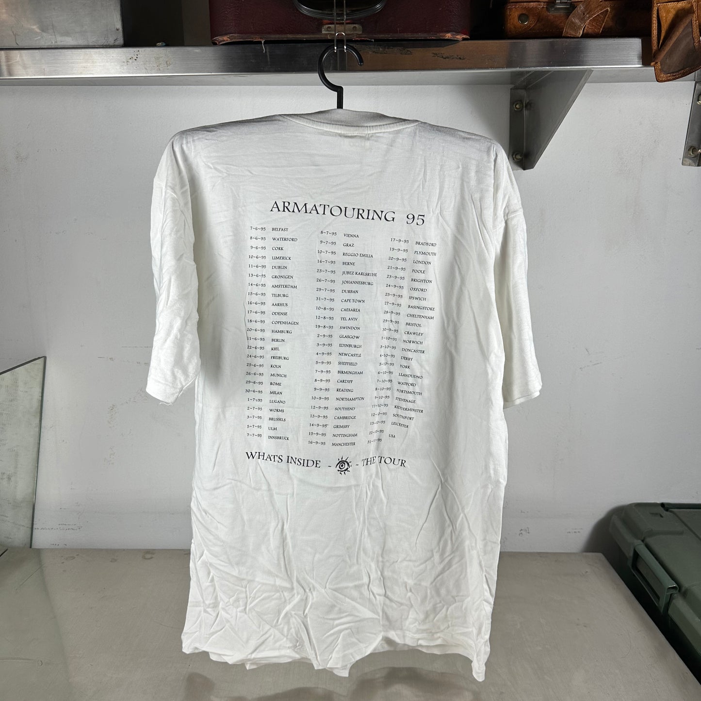 Vintage 1995 Joan Armatrading What's Inside Tour Concert Single Stitch T-Shirt