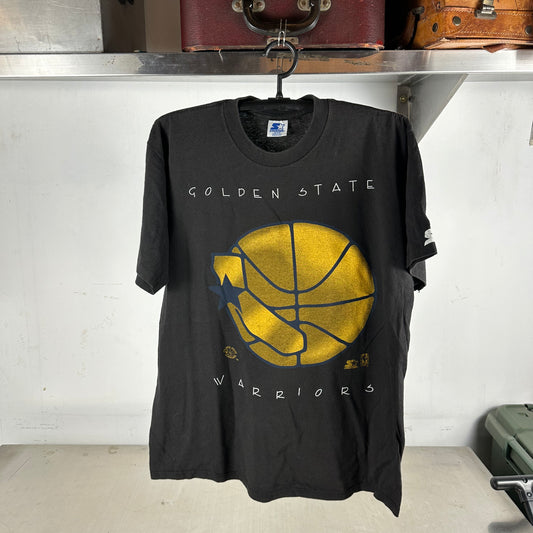 Vintage 90s Golden State Warriors Basketball NBA Starter Graphic T-shirt