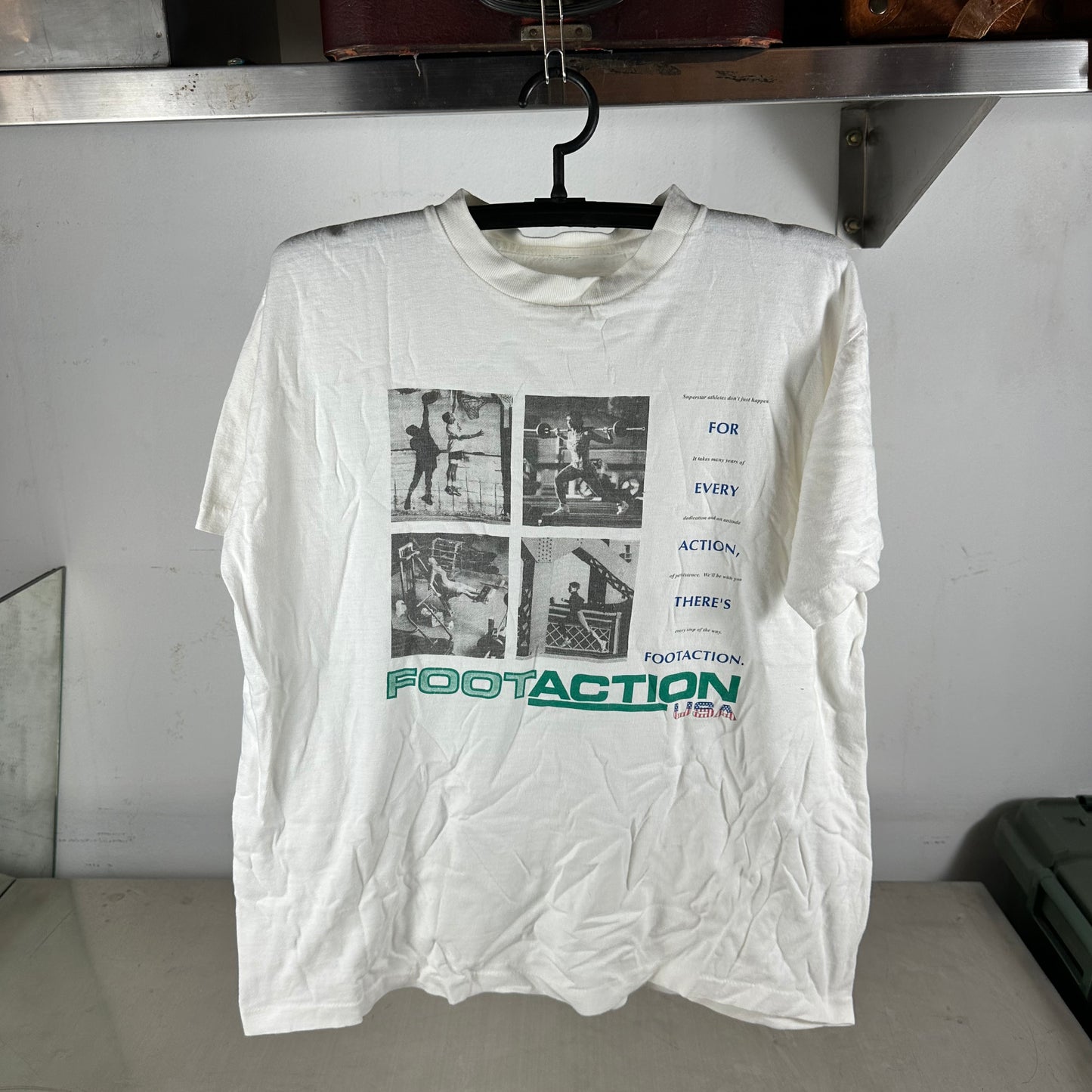 Vintage 90s Footaction For Every Action There's Footaction Single Stitch T-Shirt