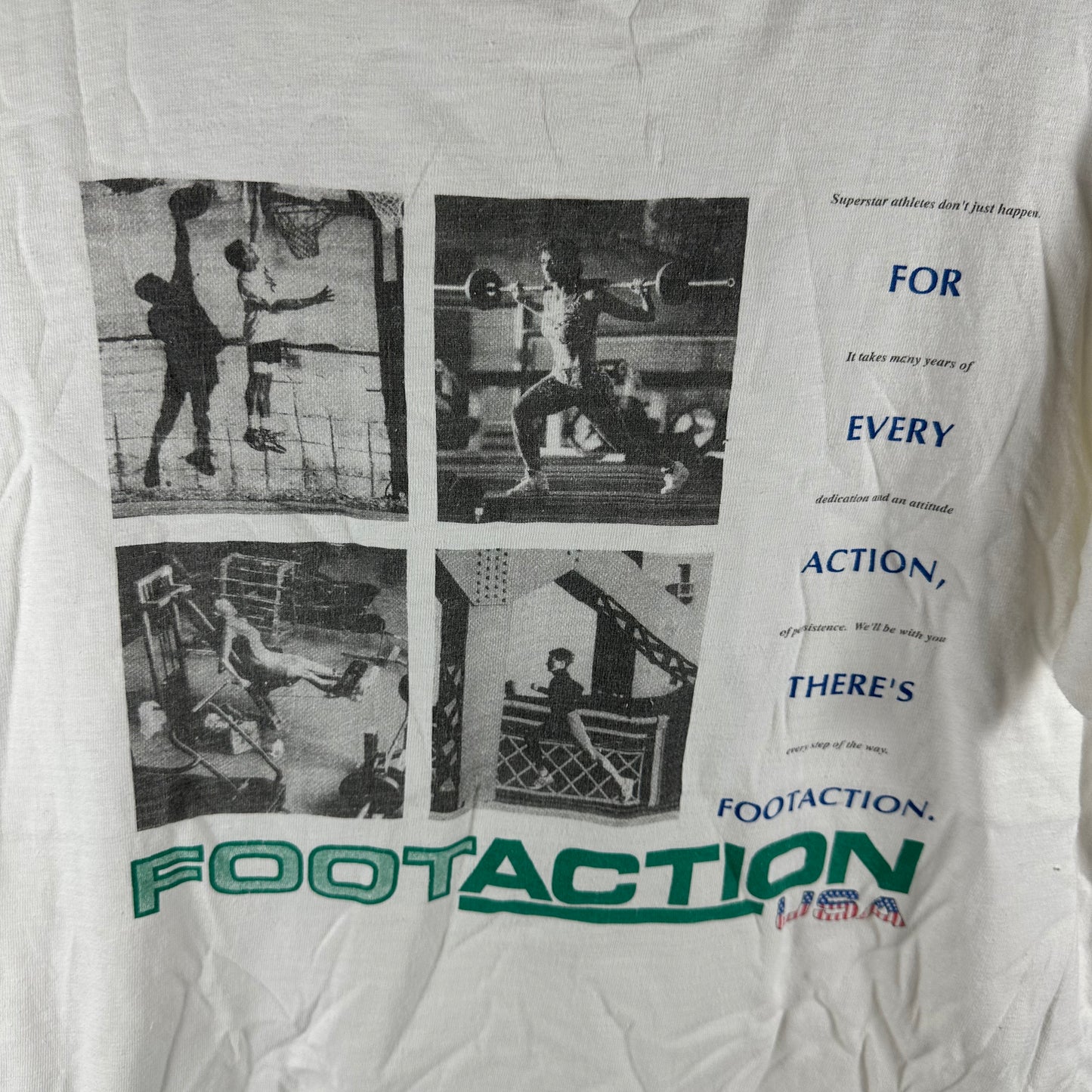Vintage 90s Footaction For Every Action There's Footaction Single Stitch T-Shirt