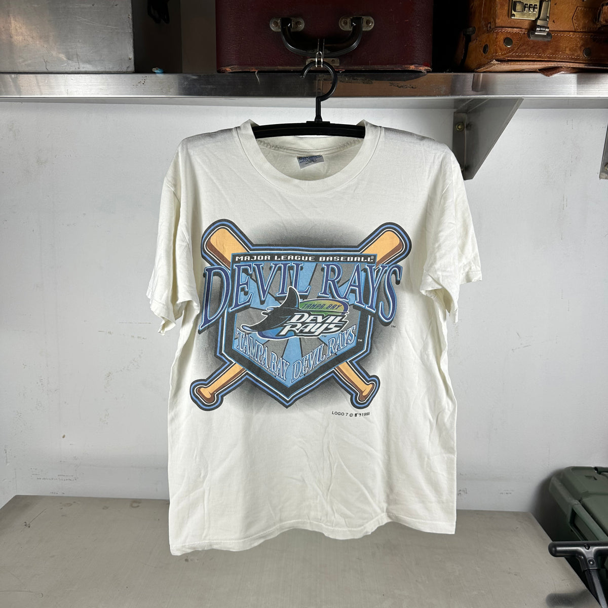 Vintage 1995 Tampa Bay Devil Rays Baseball MLB Graphic T-Shirt