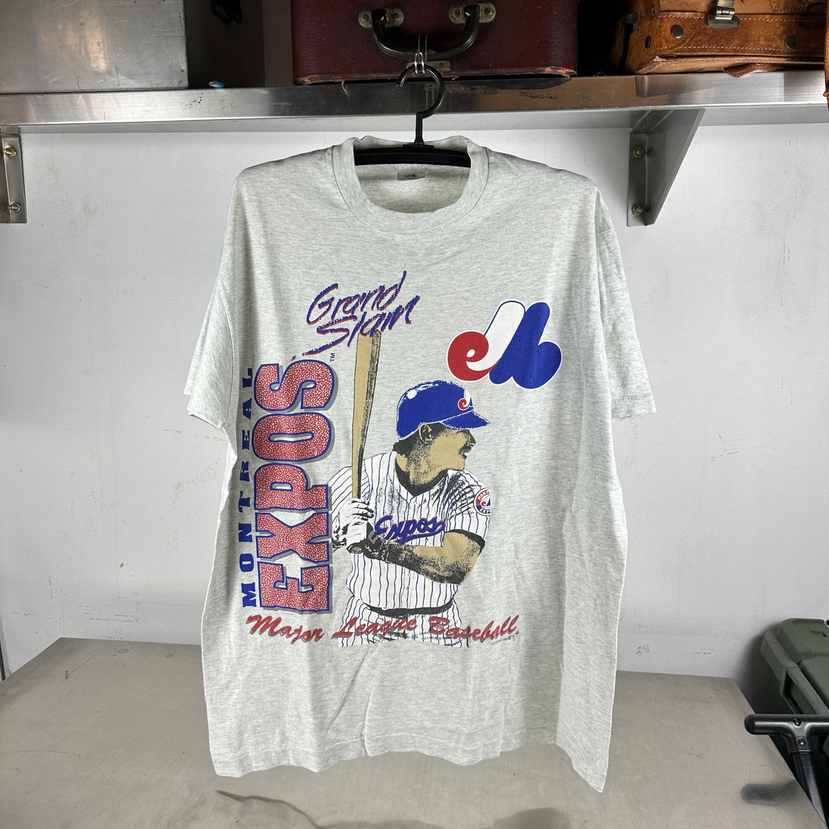 Vintage 1992 Montreal Expos Baseball MLB Graphic Single Stitch T-Shirt