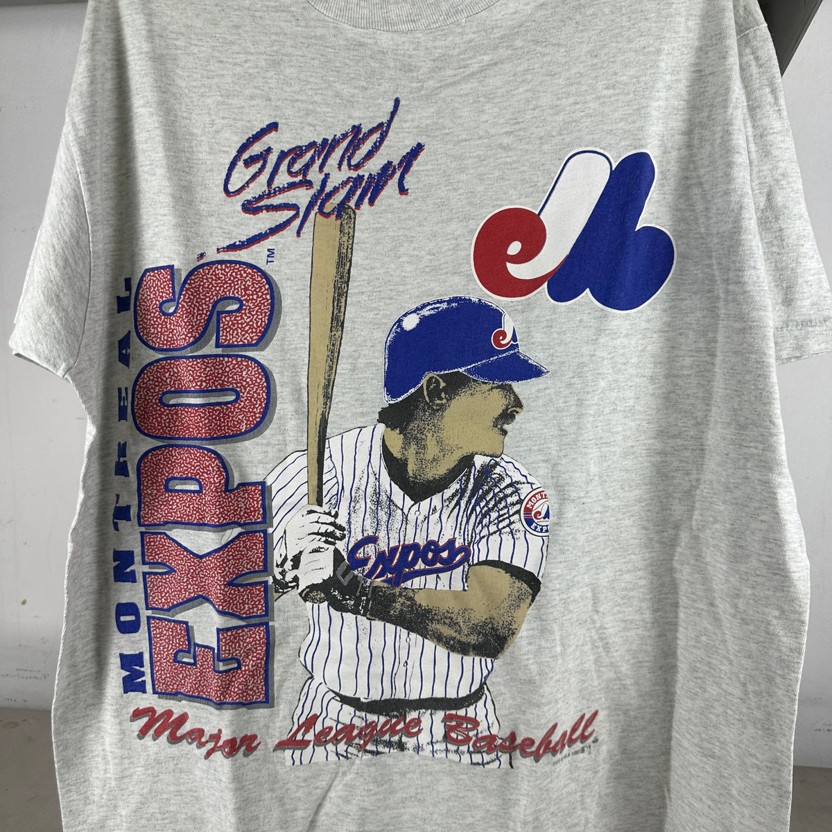 Vintage 1992 Montreal Expos Baseball MLB Graphic Single Stitch T-Shirt