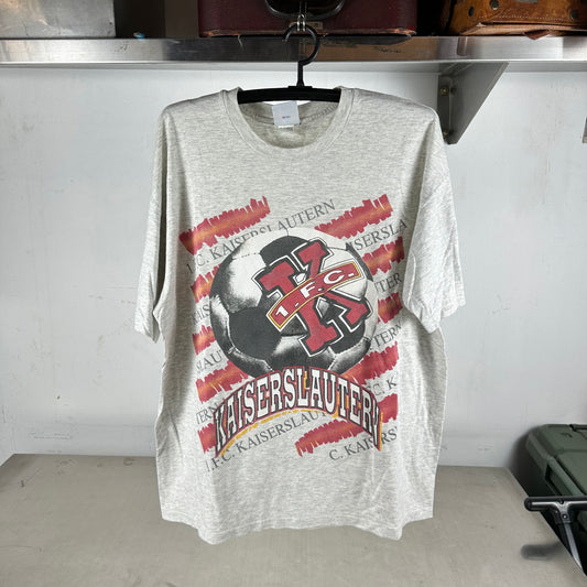 Vintage 90s 1. FC Kaiserslautern German Soccer Club Graphic T-Shirt