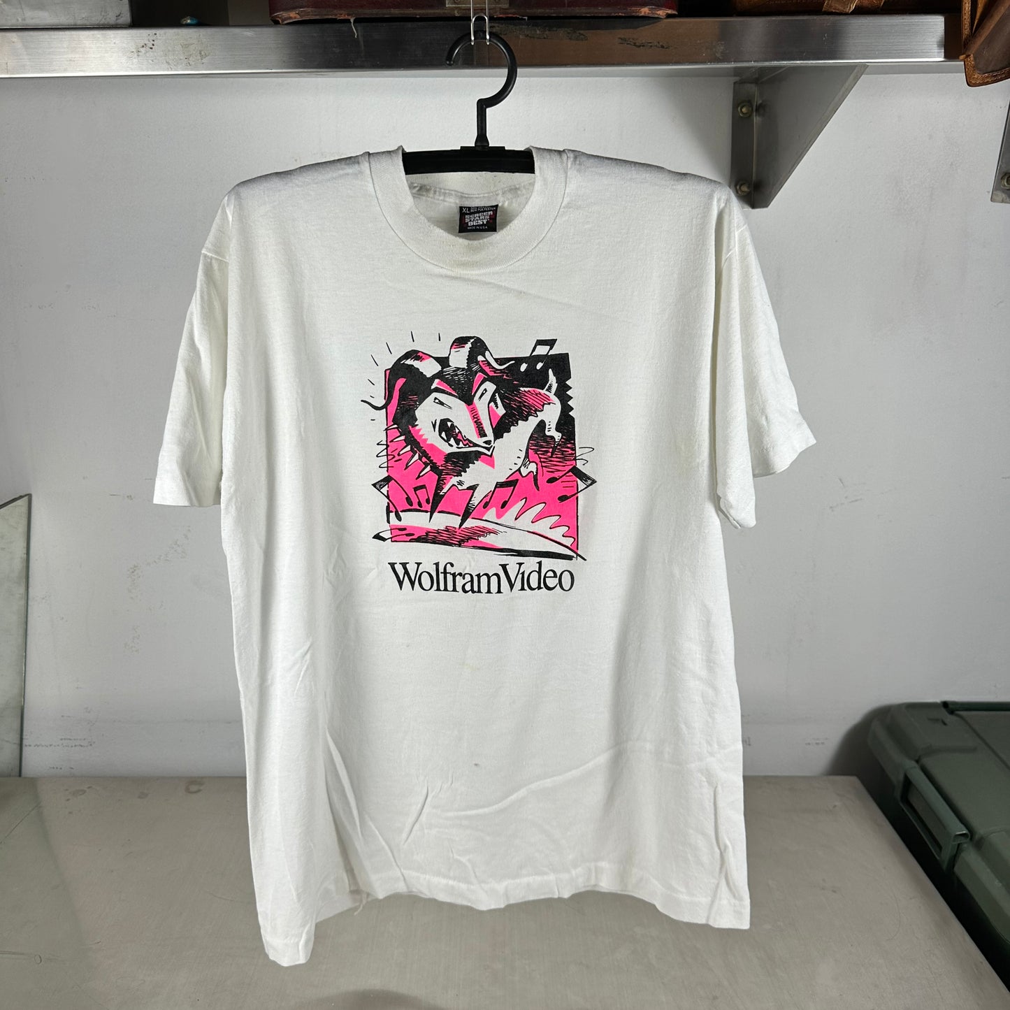 Vintage 80s Wolfram Video The Pleasure of More Hits Movie Store Single Stitch T-Shirt