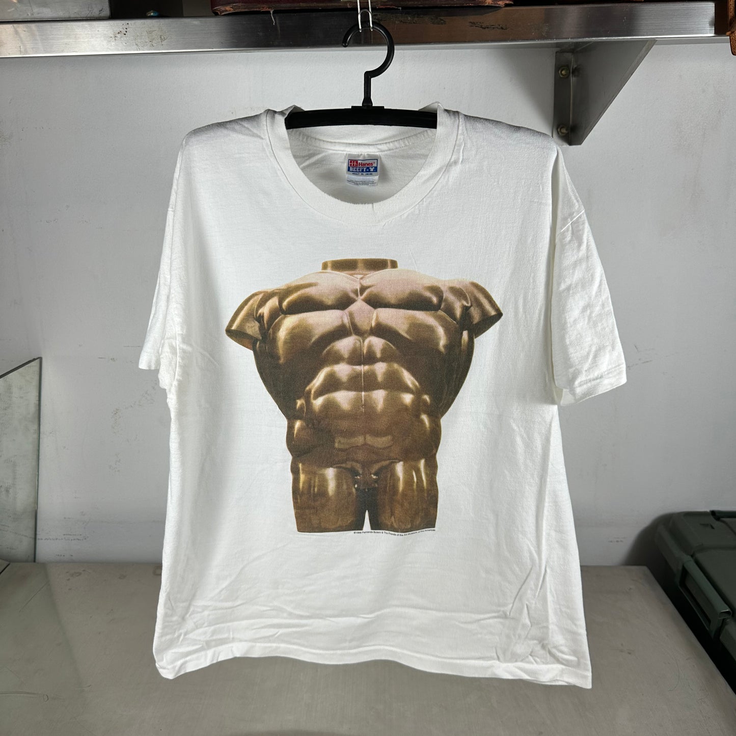 Vintage 1996 Fernando Botero Art Museum of the Americas Single Stitch T-Shirt