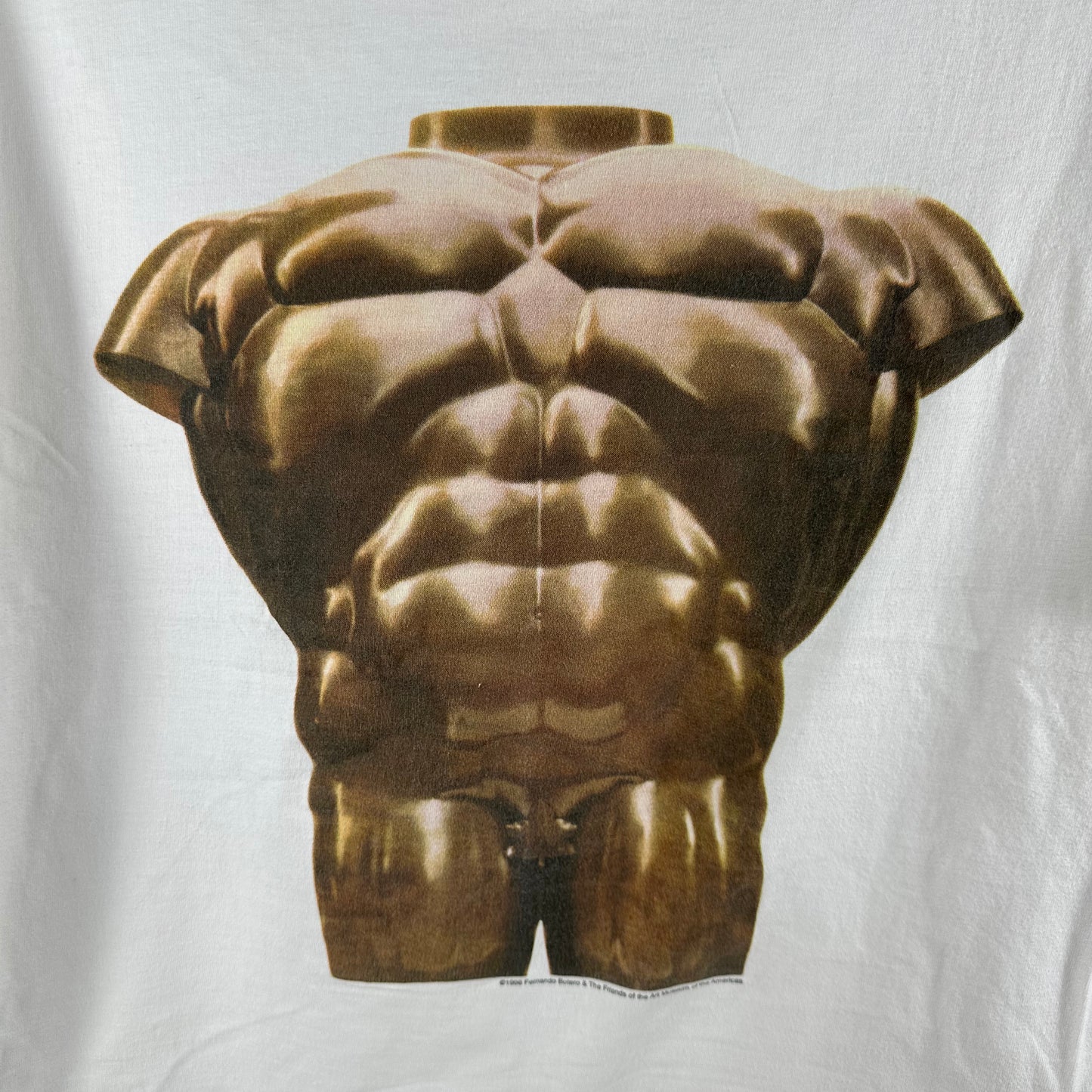 Vintage 1996 Fernando Botero Art Museum of the Americas Single Stitch T-Shirt