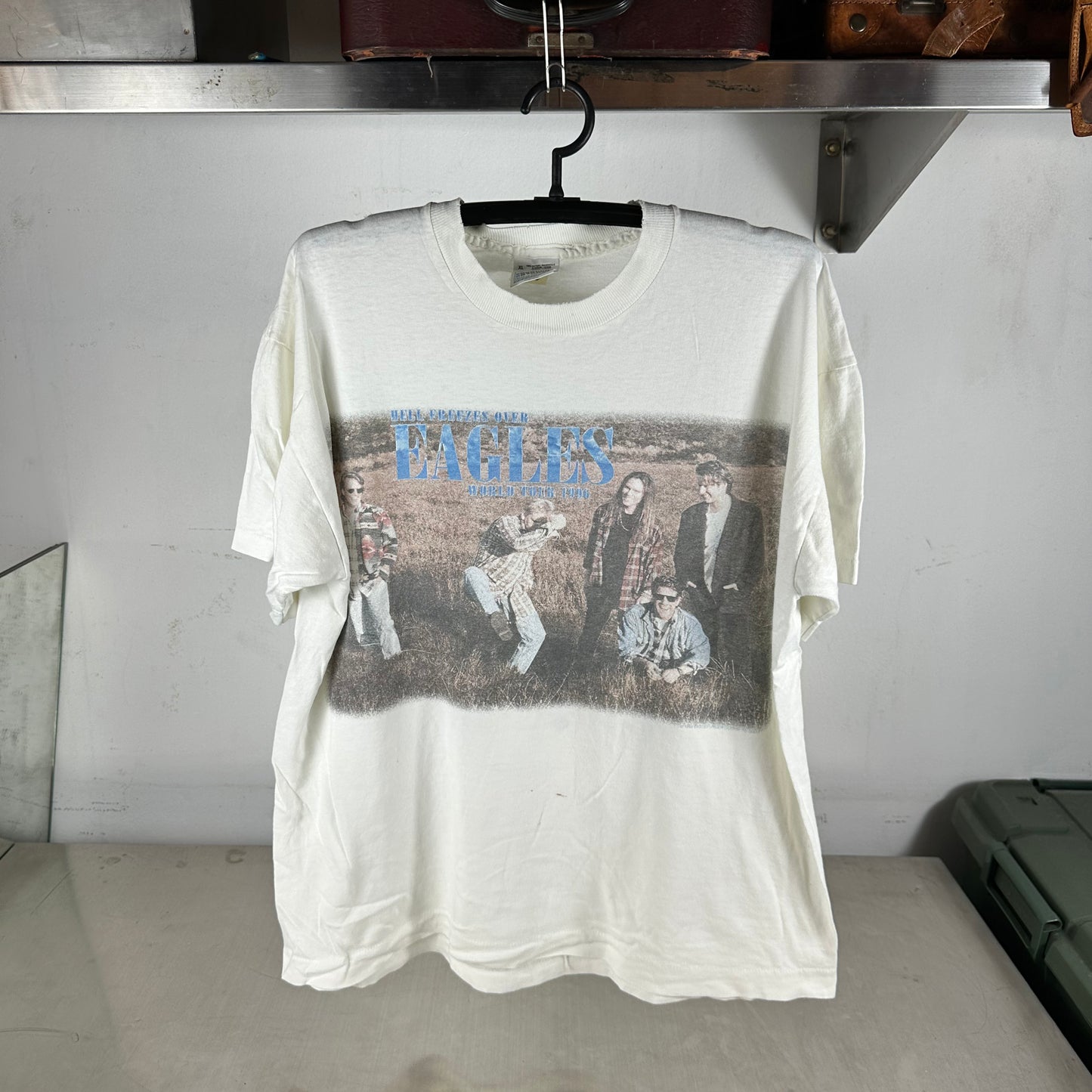 Vintage 1996 The Eagles Hell Freezes Over World Tour Concert Single Stitch T-Shirt