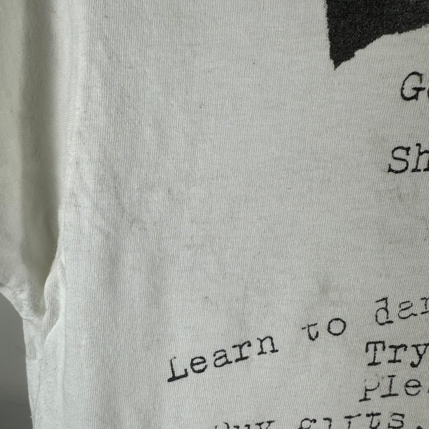 Vintage 1989 Bob Dylan Singer Double Sided Graphic Single Stitch T-Shirt