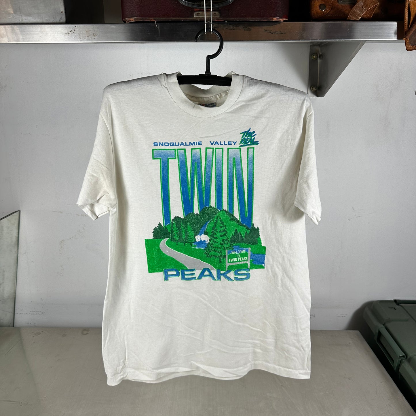 Vintage 80s Welcome to Twin Peaks Snoqualmie Valley Single Stitch T-Shirt