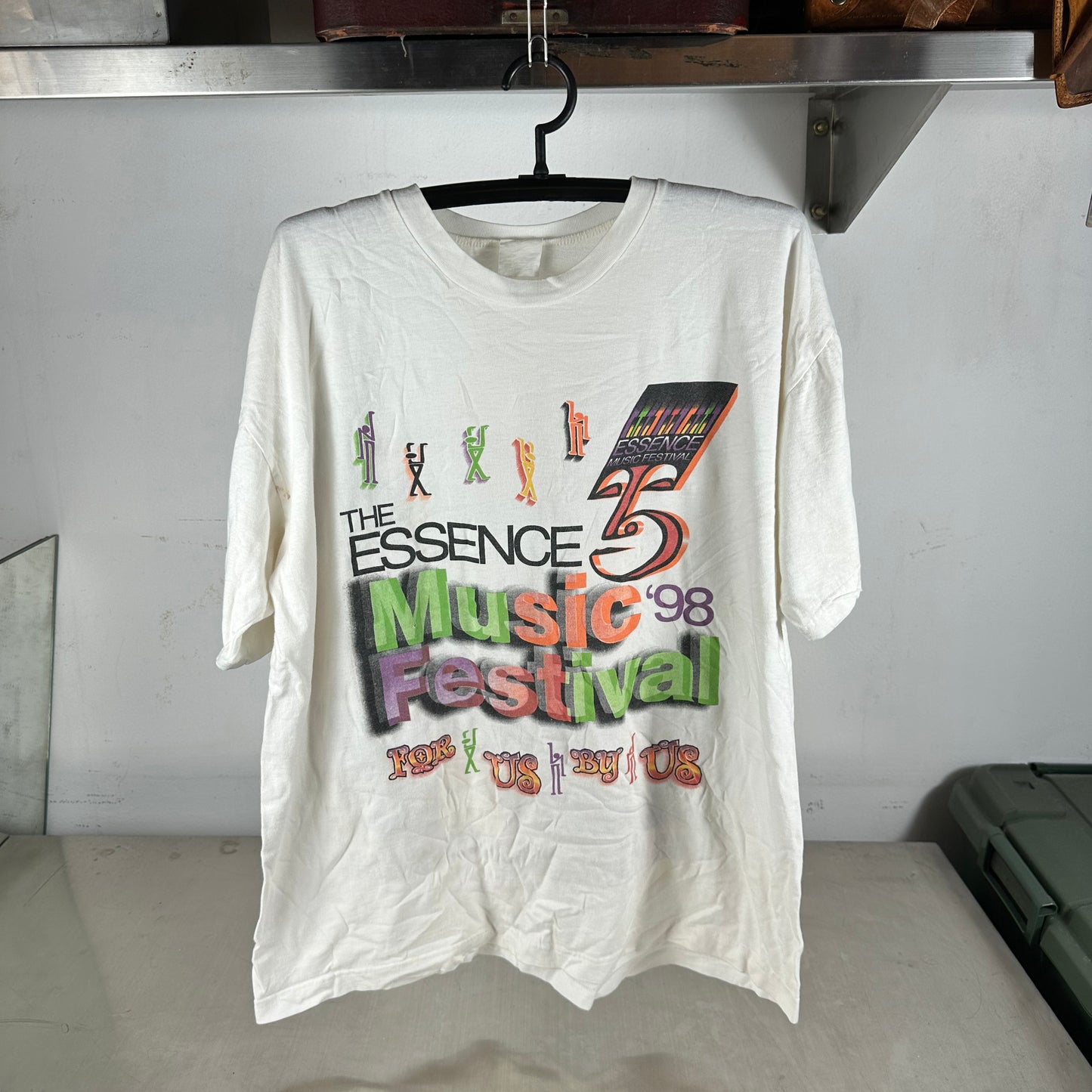 Vintage 1998 D' Angelo Mary J Blige LL Cool J Essence Music Festival Hip Hop Soul T-Shirt