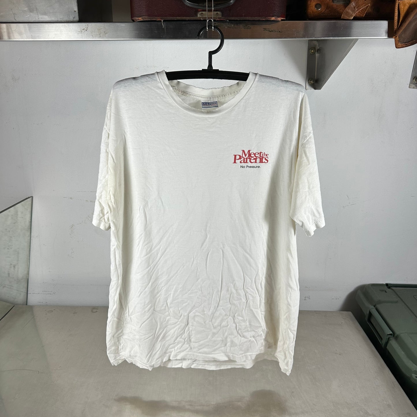 Vintage 2000 Meet the Parents Movie No Pressure Ben Stiller Promo T-Shirt
