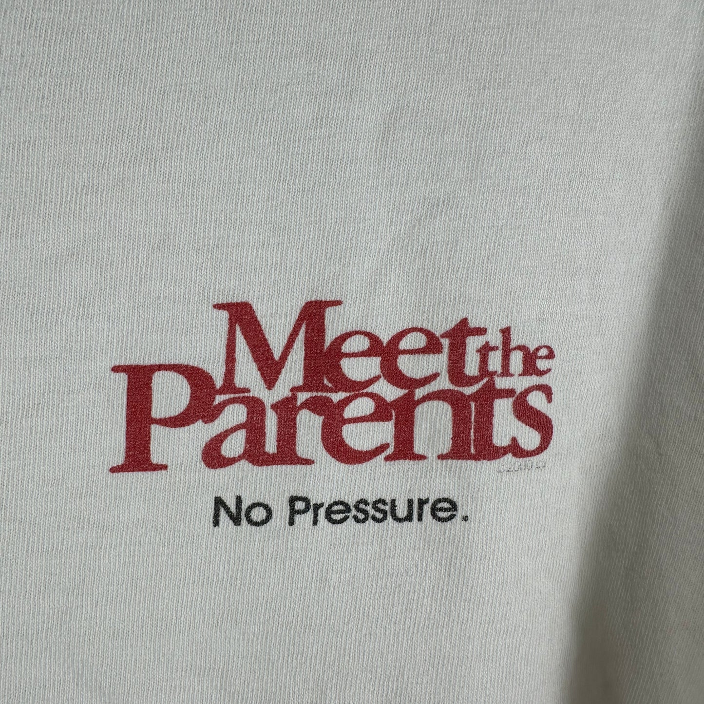 Vintage 2000 Meet the Parents Movie No Pressure Ben Stiller Promo T-Shirt