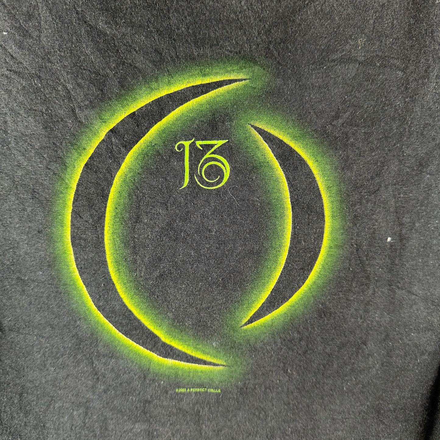 Vintage 2003 A Perfect Circle Rock Band Graphic T-Shirt
