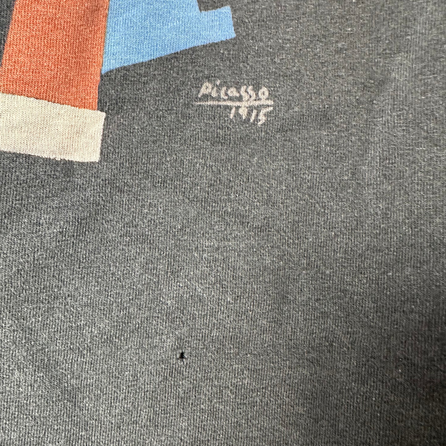 Vintage 2003 Pablo Picasso Harlequin Artwork T-Shirt