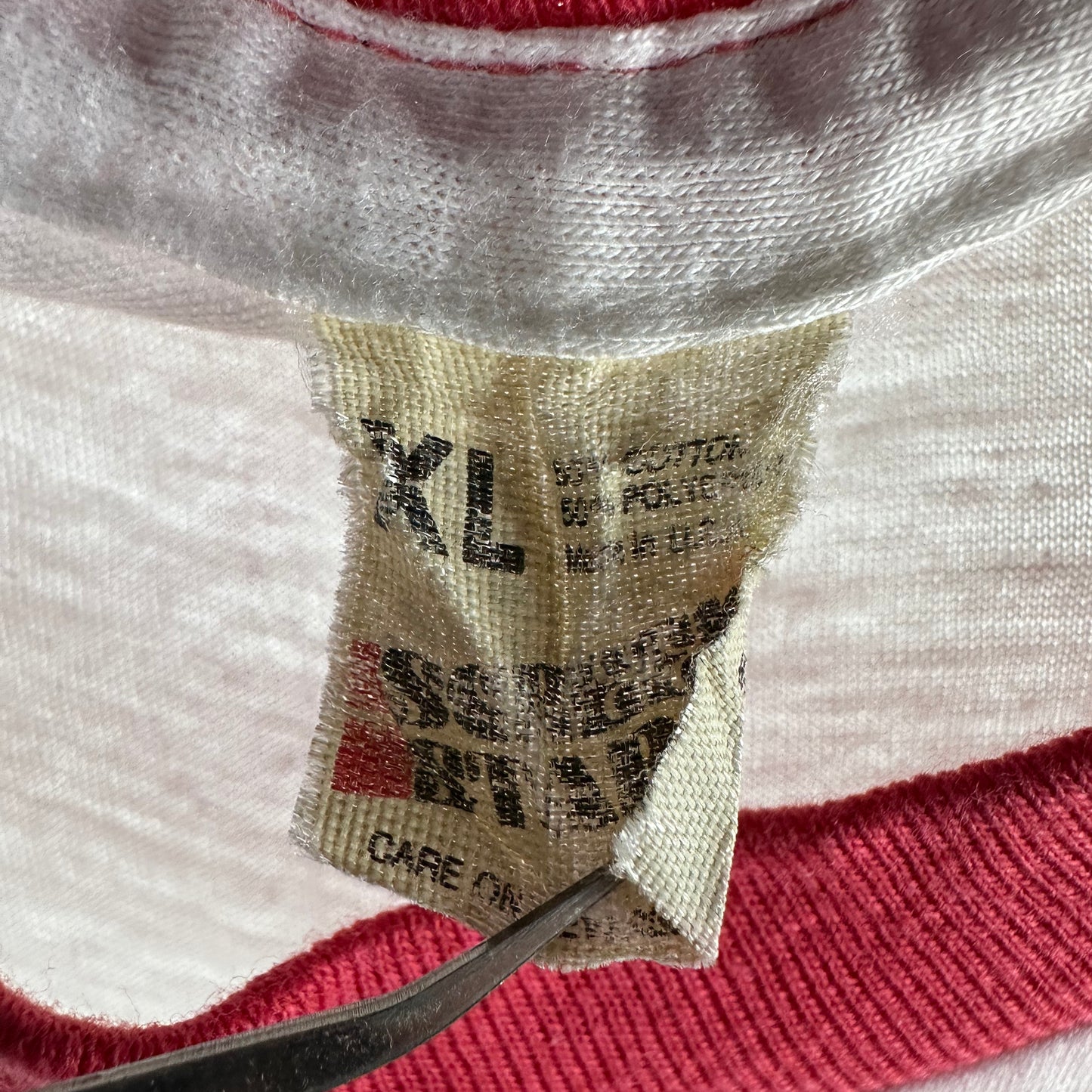Vintage 80s Ernest P. Worrell No Whut I Mean Ringer Single Stitch T-Shirt