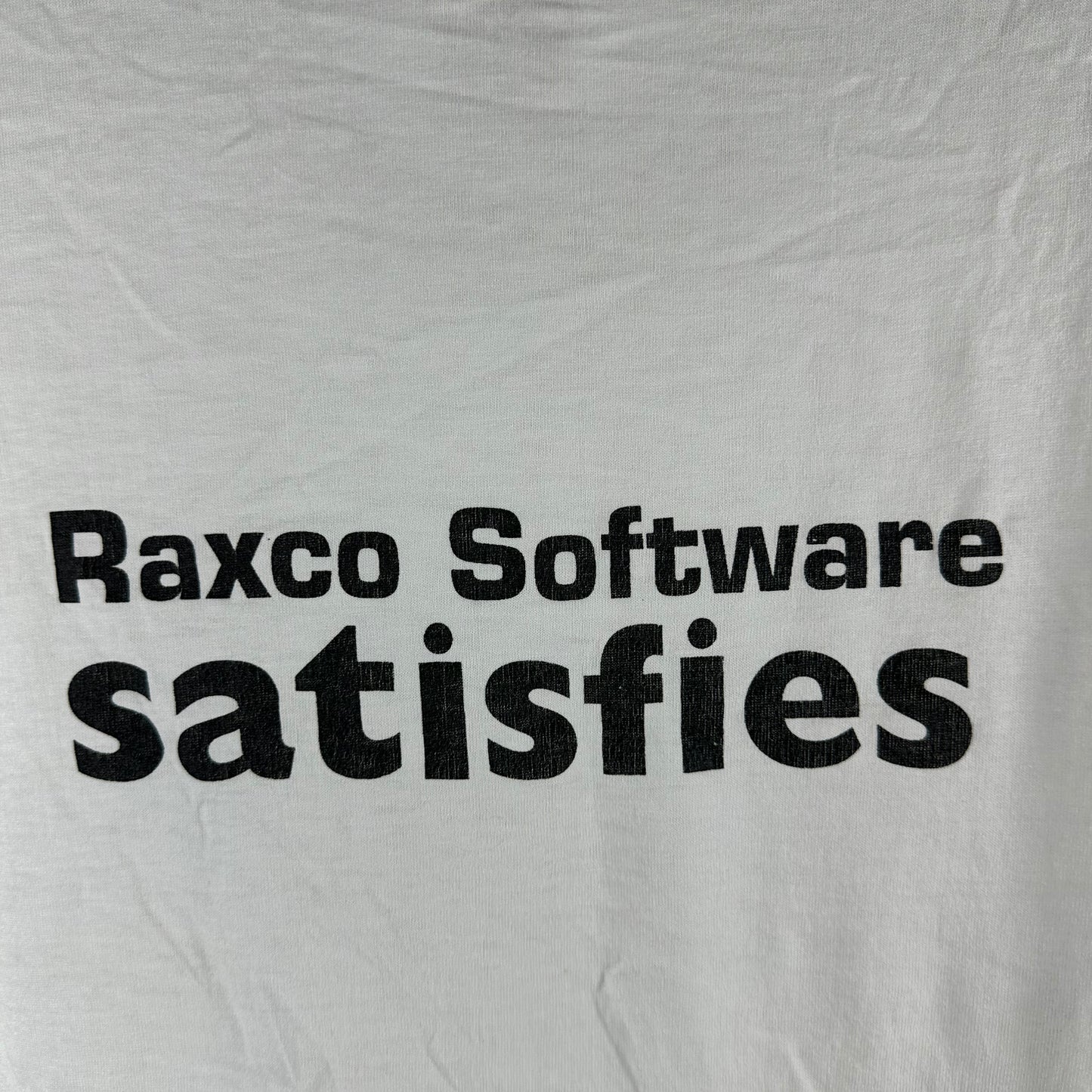 Vintage 90s Raxco Software Nothing Beats a Great Performance! Single Stitch T-Shirt