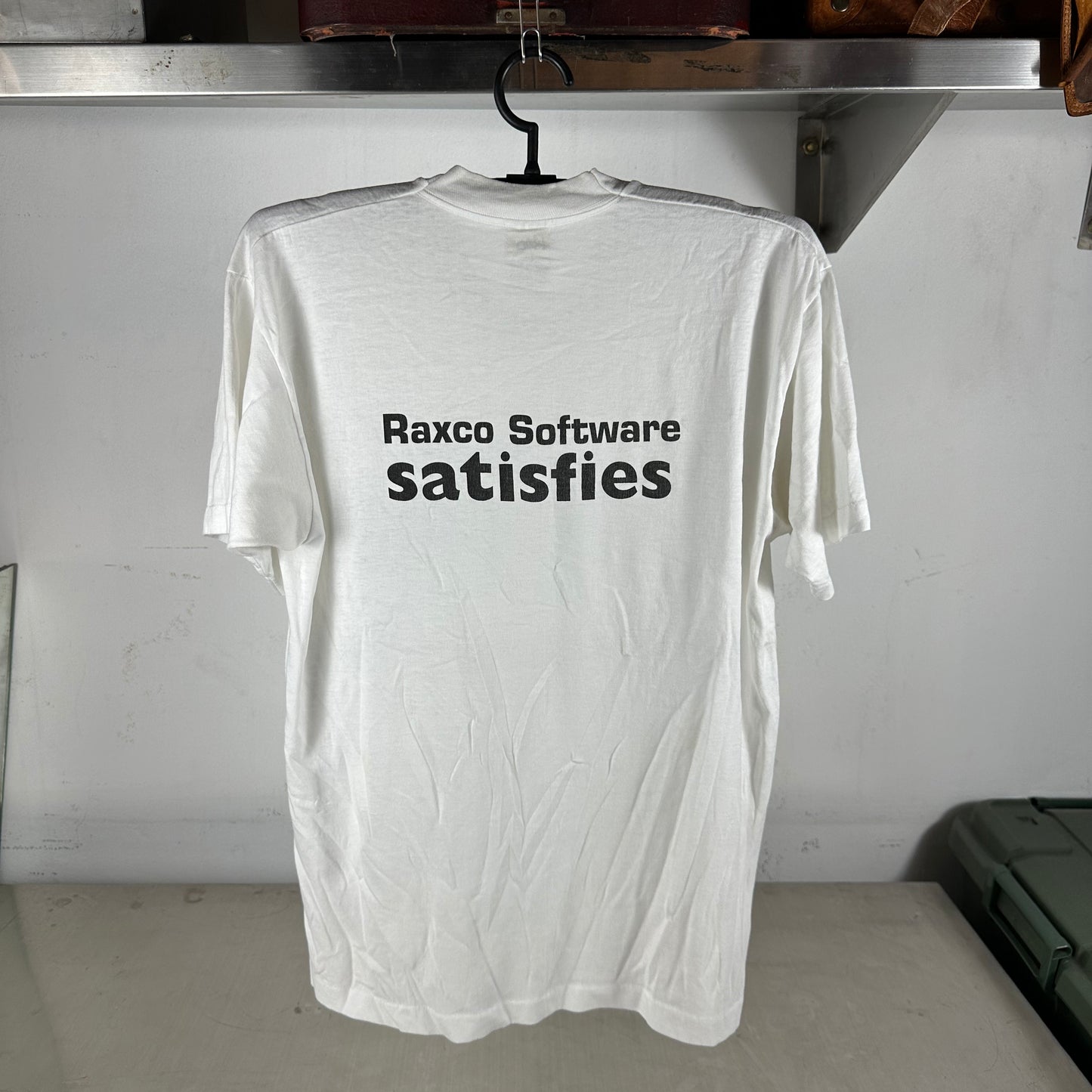 Vintage 90s Raxco Software Nothing Beats a Great Performance! Single Stitch T-Shirt