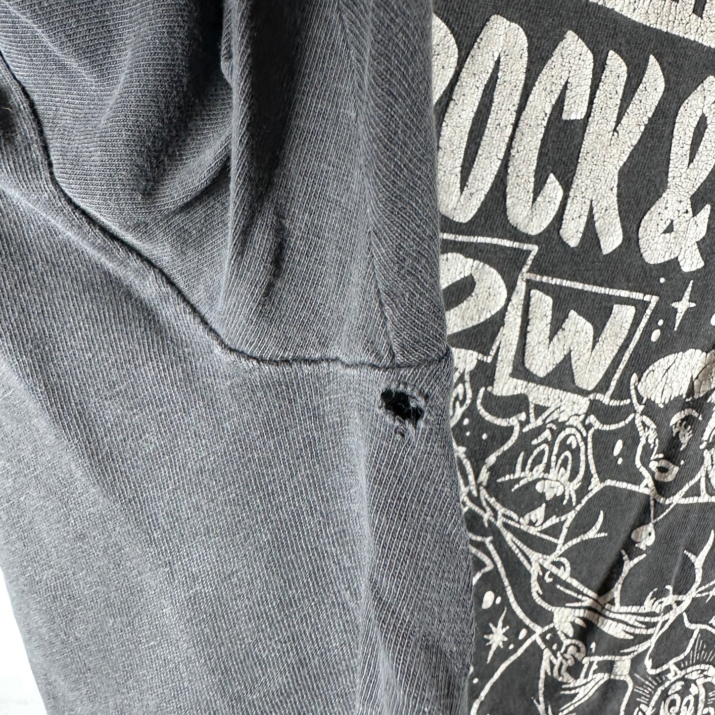 Vintage 90s Knon Buzzmonger Art Rock &amp; Ink Show Single Stitch Faded T-Shirt