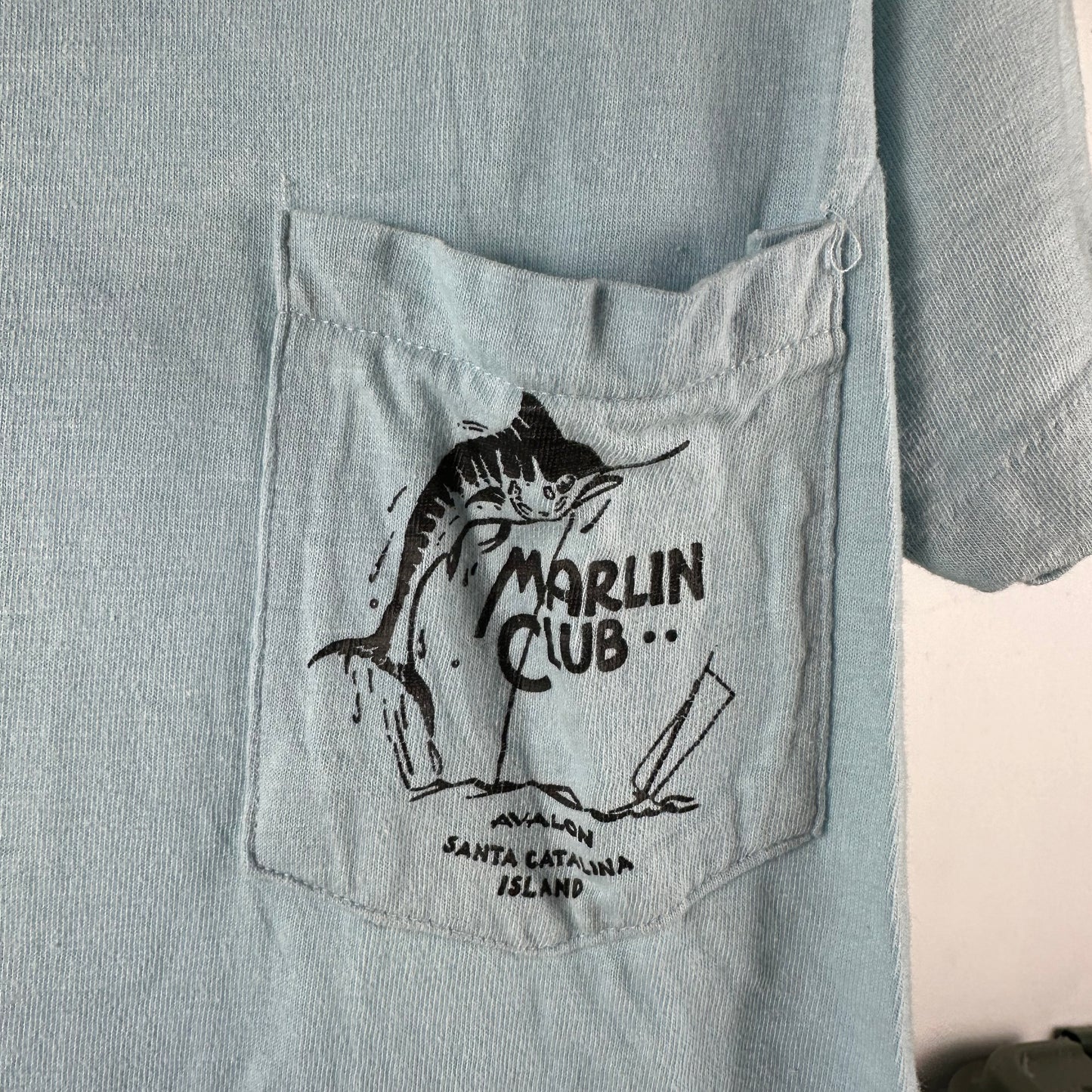 Vintage 70s 80s Marlin Club Mermaids Single Stitch T-Shirt
