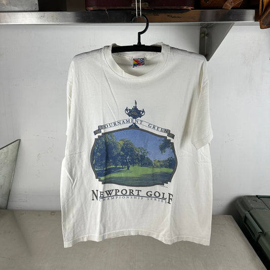 Vintage 90s Newport Open Golf Championship Series Single Stitch T-Shirt