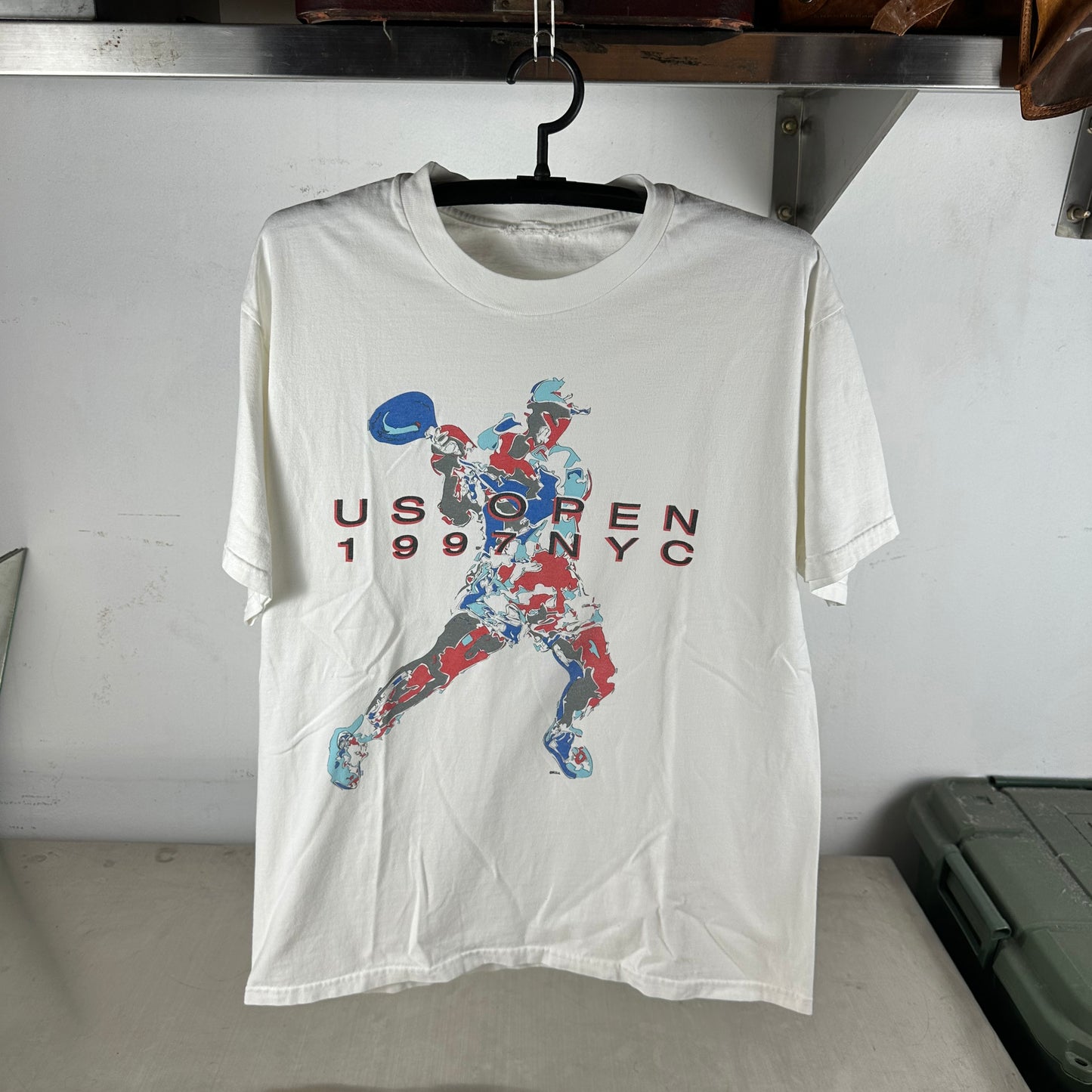 Vintage 1997 US Open Tennis Tournament NYC USTA Graphic T-Shirt