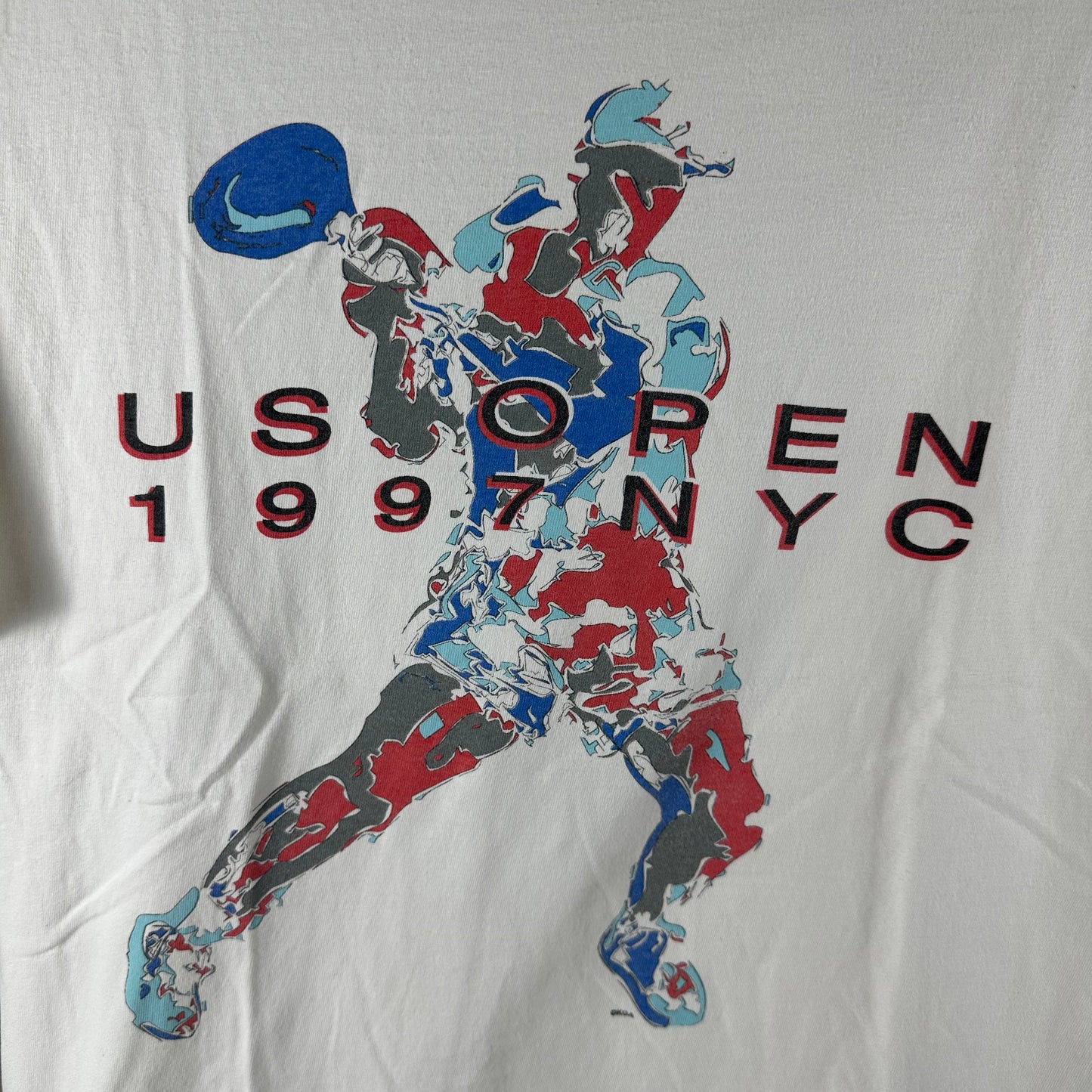 Vintage 1997 US Open Tennis Tournament NYC USTA Graphic T-Shirt