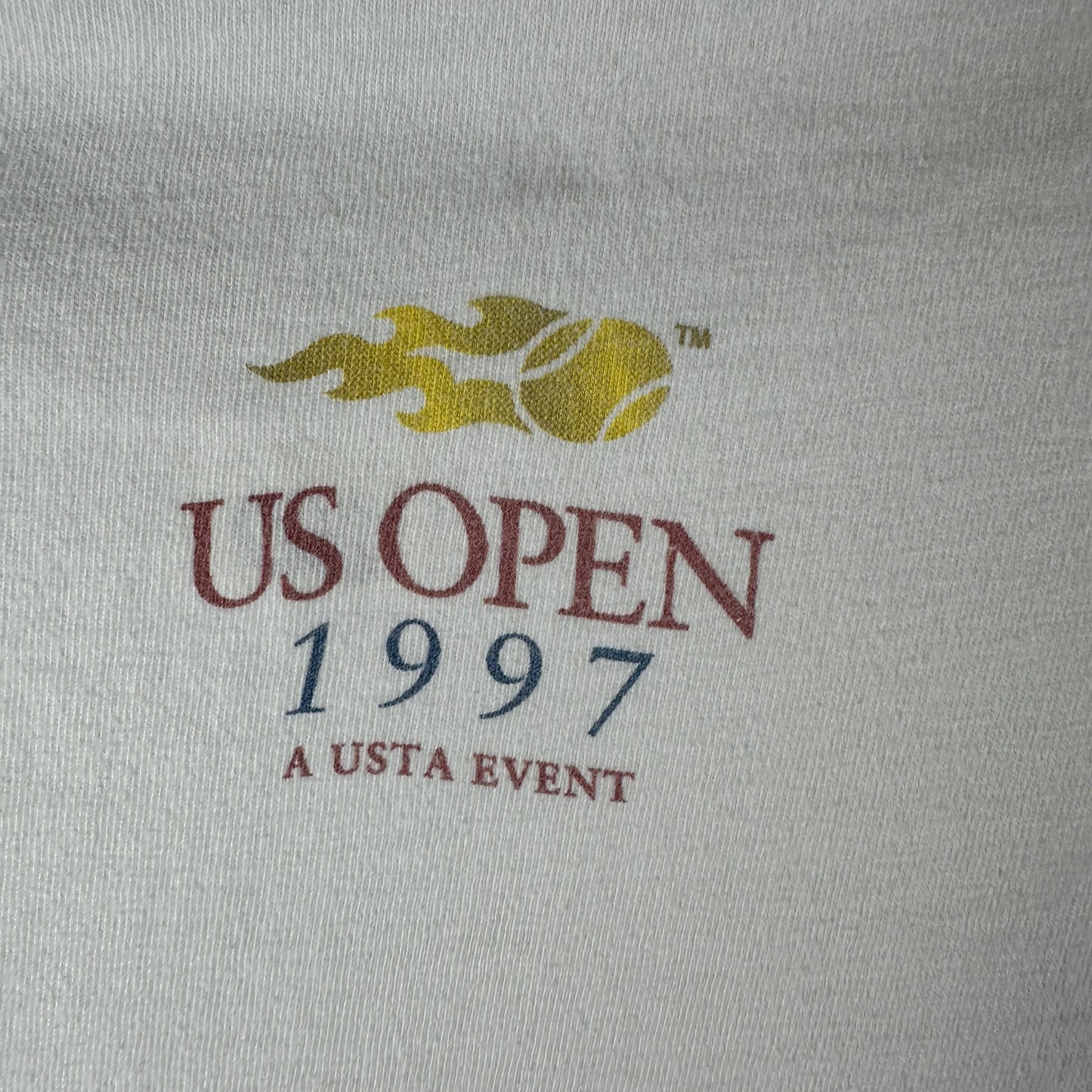 Vintage 1997 US Open Tennis Tournament NYC USTA Graphic T-Shirt