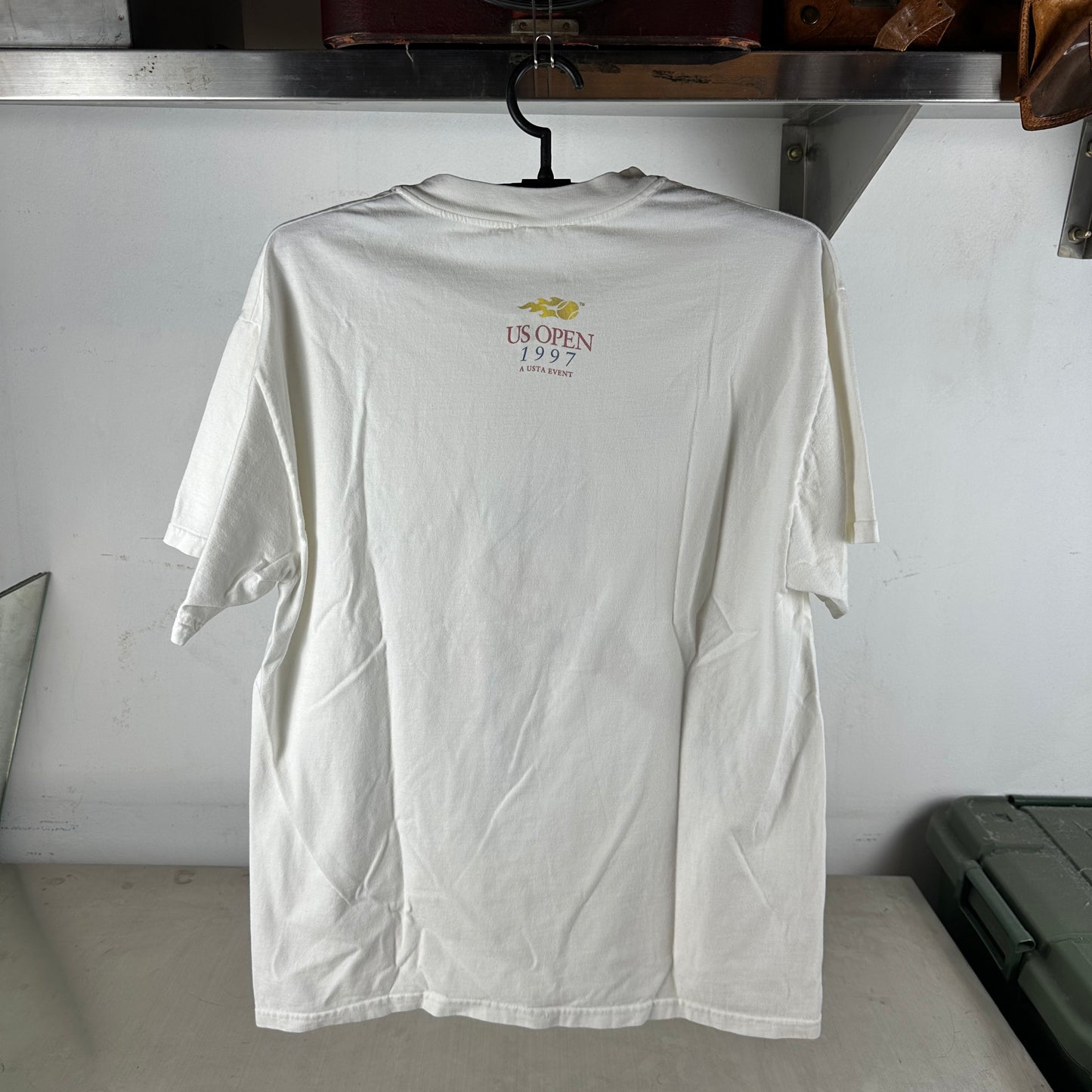 Vintage 1997 US Open Tennis Tournament NYC USTA Graphic T-Shirt