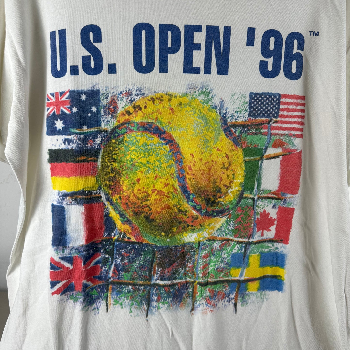 Vintage 1996 US Open Tennis Tournament Single Stitch T-Shirt