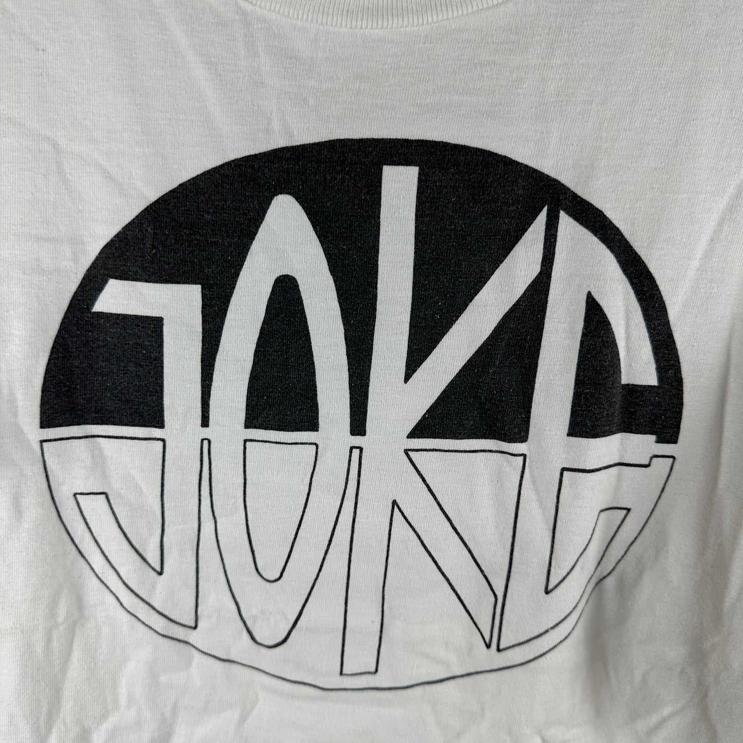 Vintage 90s Joke Thumb Up Double Sided Graphic Single Stitch T-Shirt