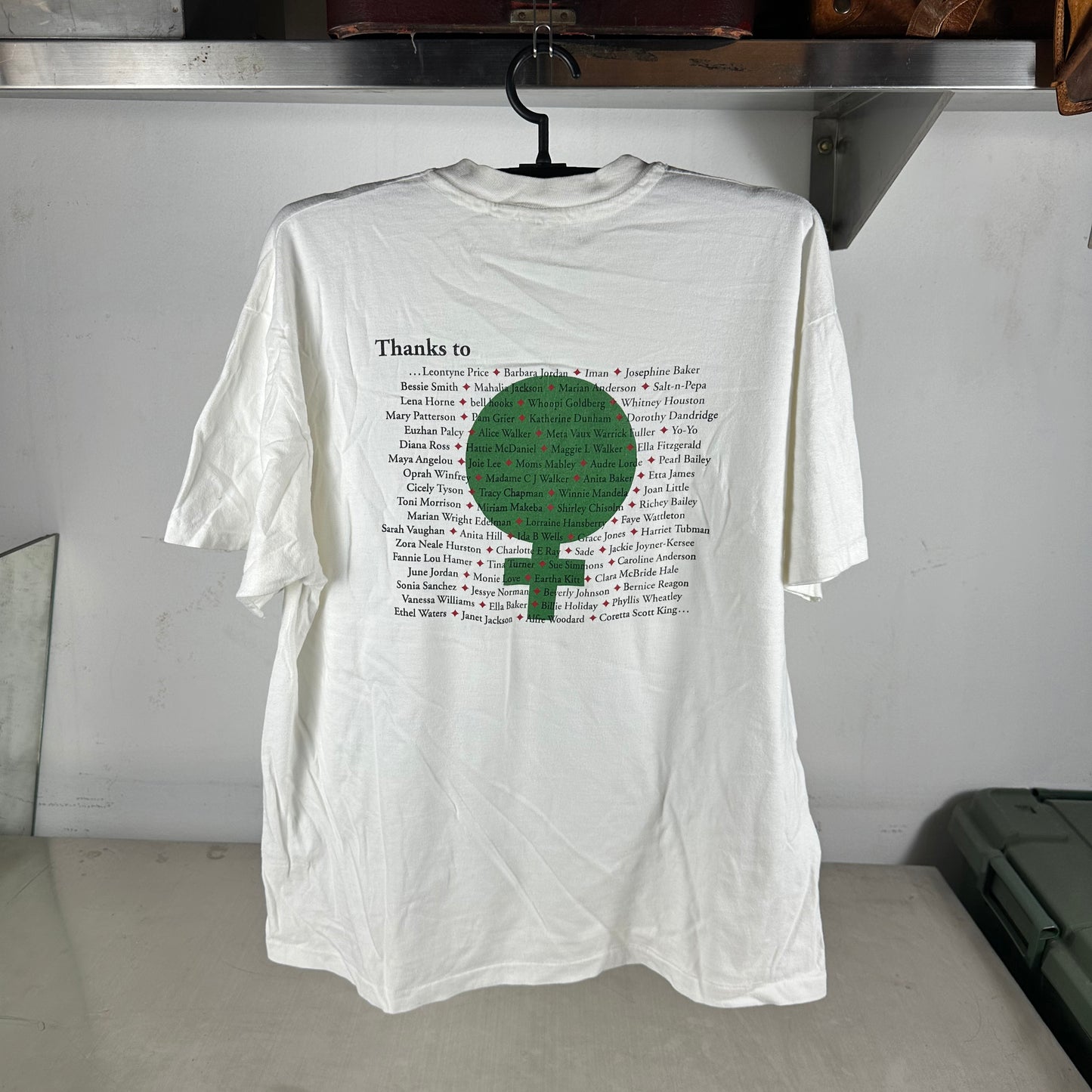 Vintage 1991 Thanks To Influential African American Women History T-Shirt