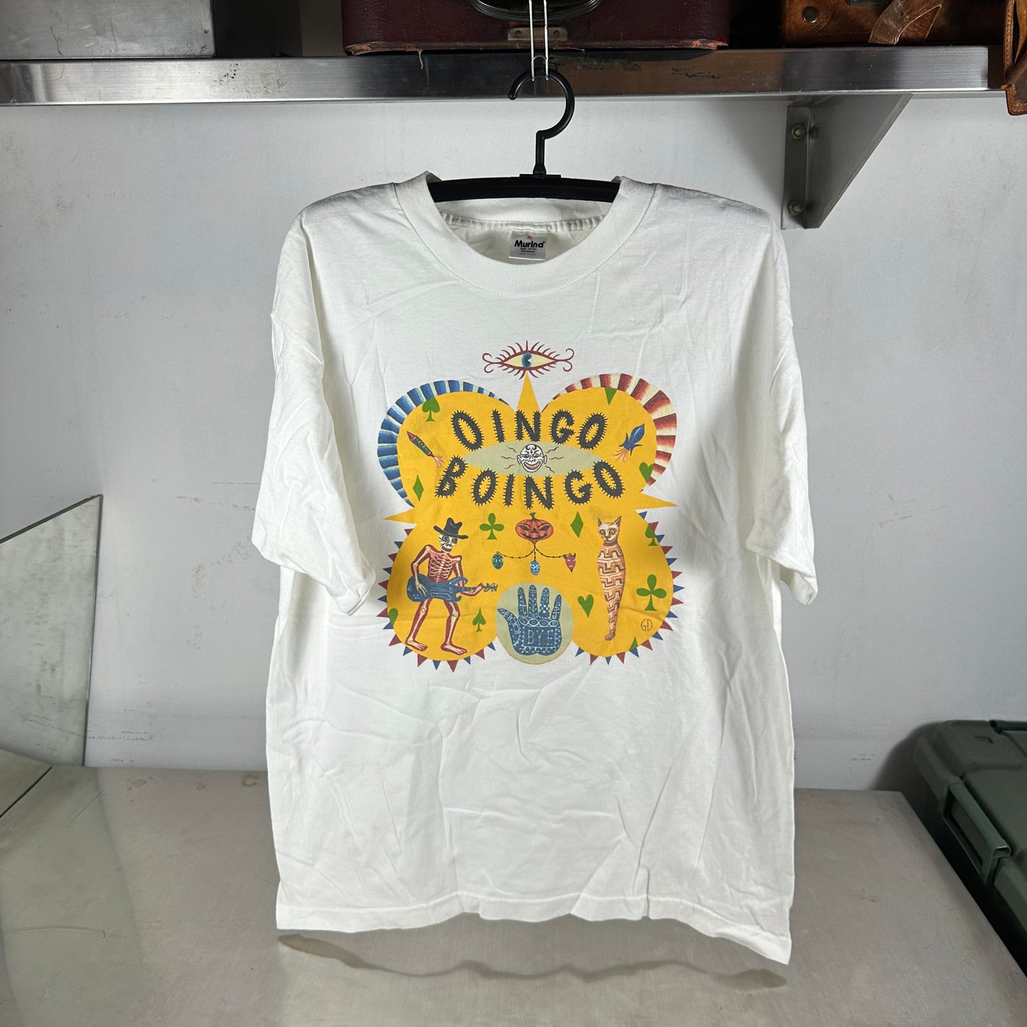 Vintage 1995 Oingo Boingo Dia De Los Muertos Farewell Concert Tour T-Shirt