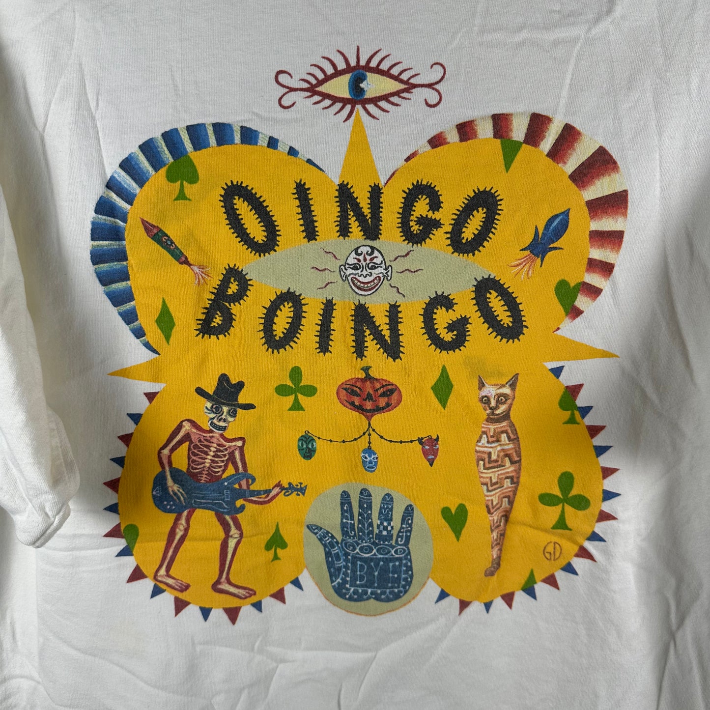 Vintage 1995 Oingo Boingo Dia De Los Muertos Farewell Concert Tour T-Shirt