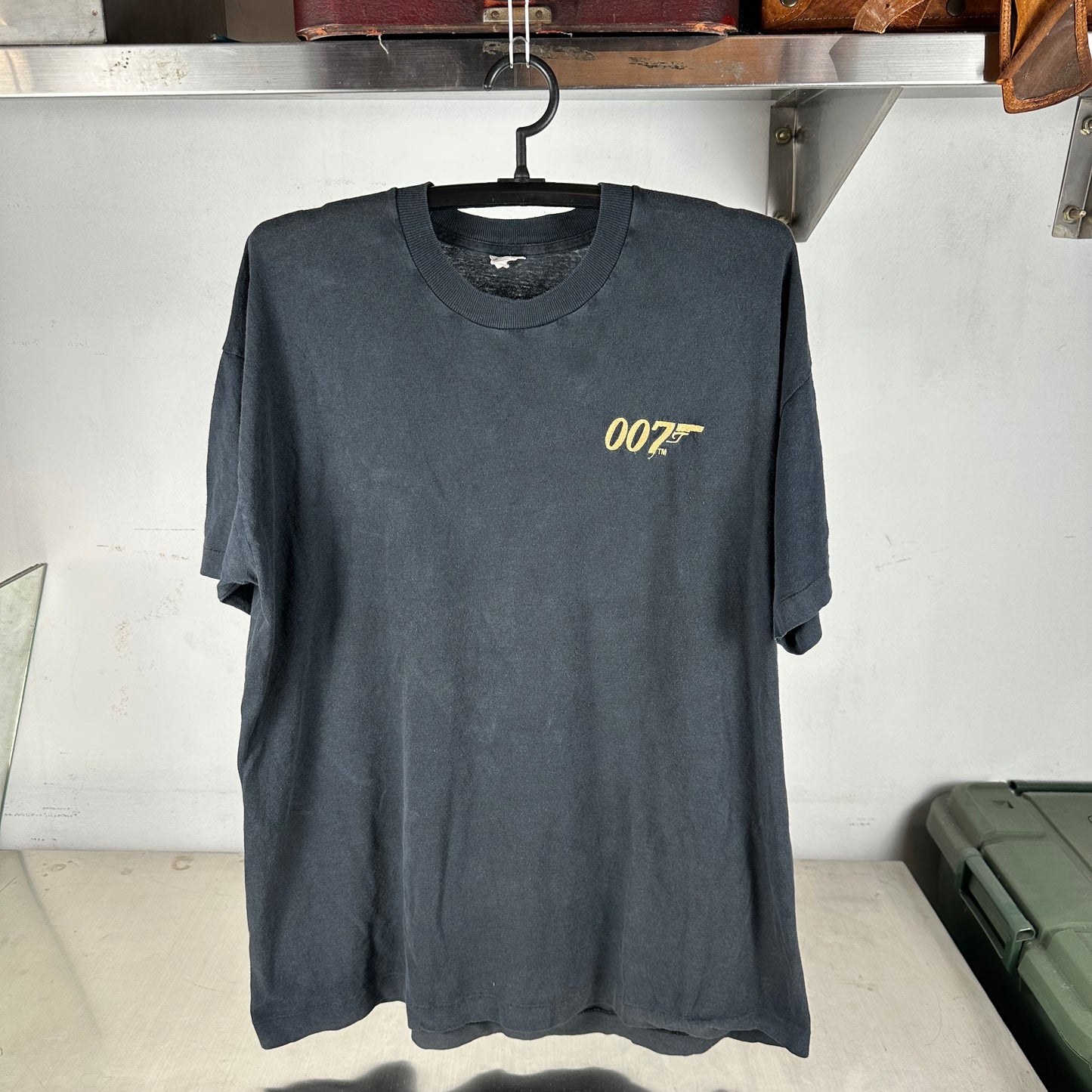 Vintage 90s James Bond 007 Movie Embroidered Single Stitch T-Shirt