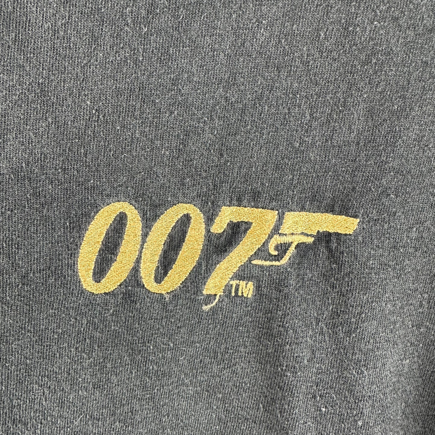 Vintage 90s James Bond 007 Movie Embroidered Single Stitch T-Shirt