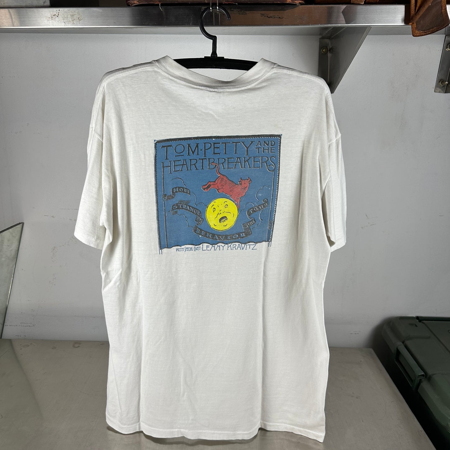 Vintage 90s Tom Petty and the Heartbreakers Lenny Kravitz Tour T-Shirt