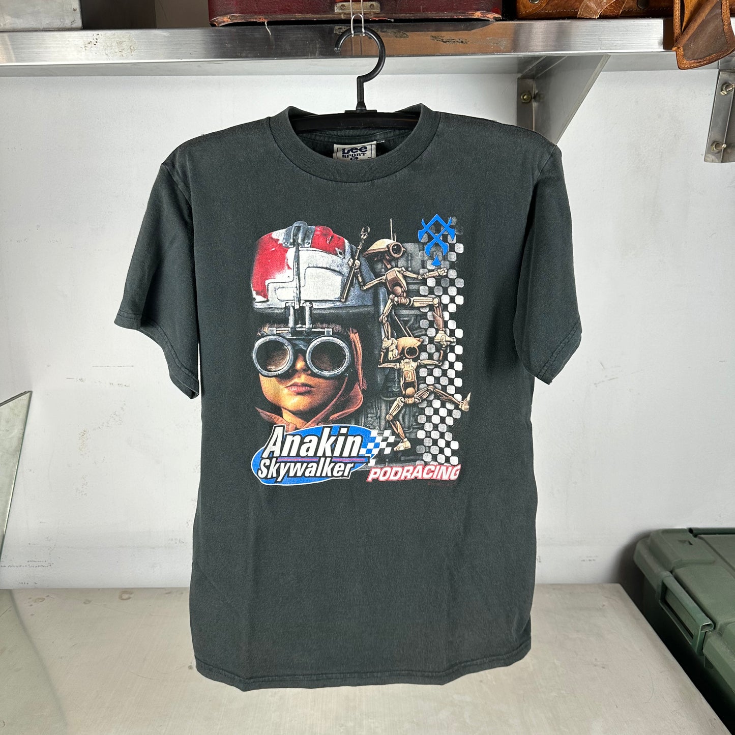 Vintage 90s Anakin Skywalker Star Wars Pod Racing T-Shirt
