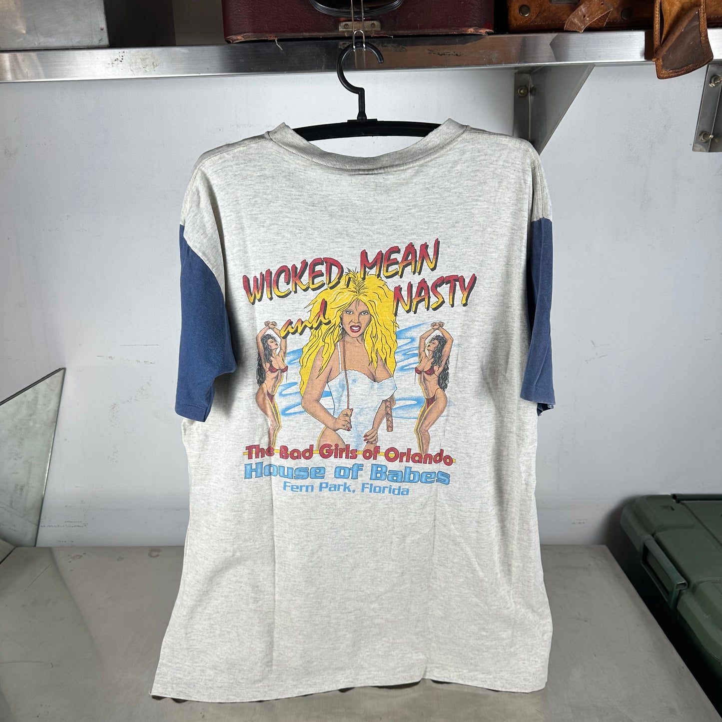Vintage 90s House of Babes The Bad Girls of Orlando Strip Club Cabaret T-Shirt