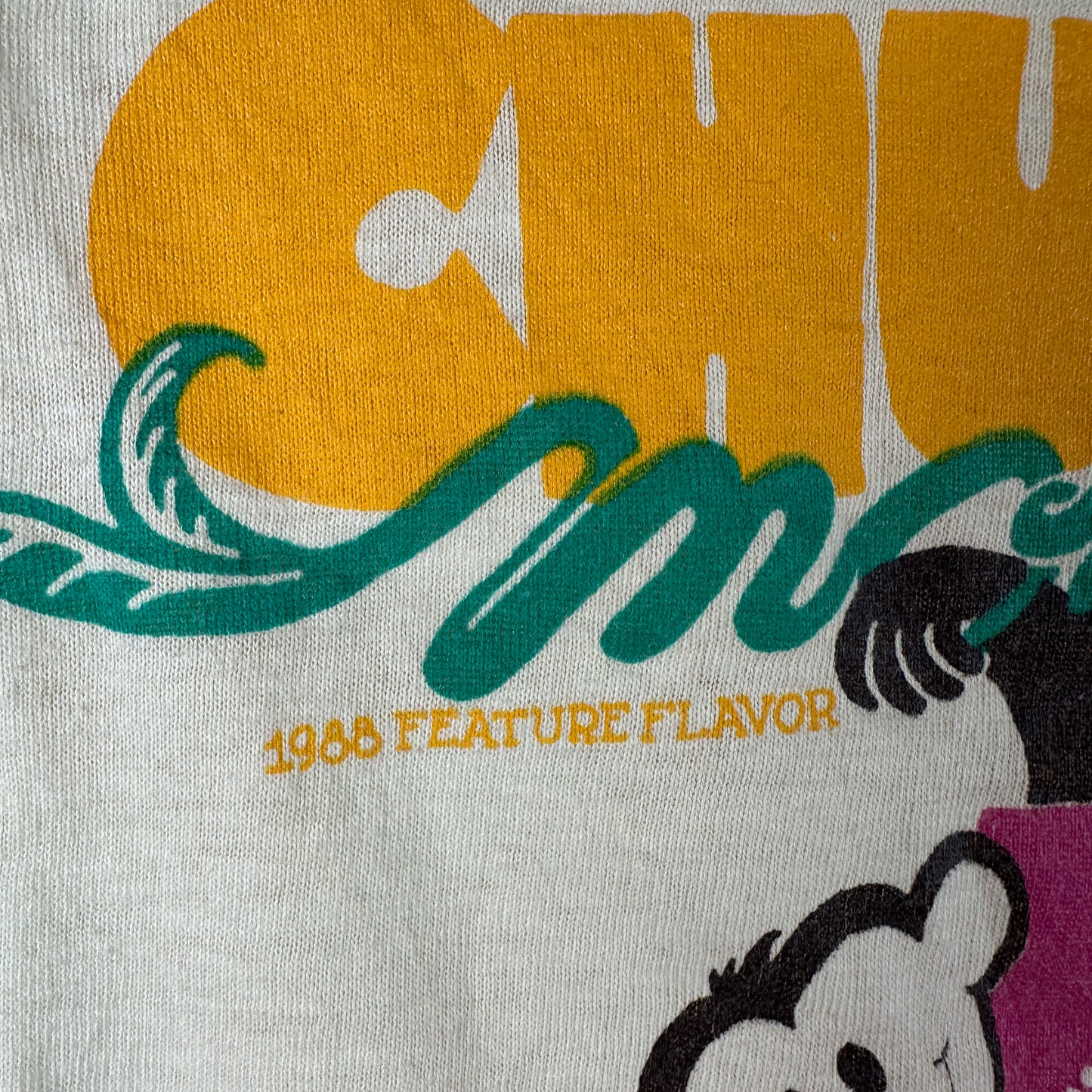 Vintage 1988 Ben & Jerry's Chunky Monkey Ice Cream Promo Single Stitch T-Shirt