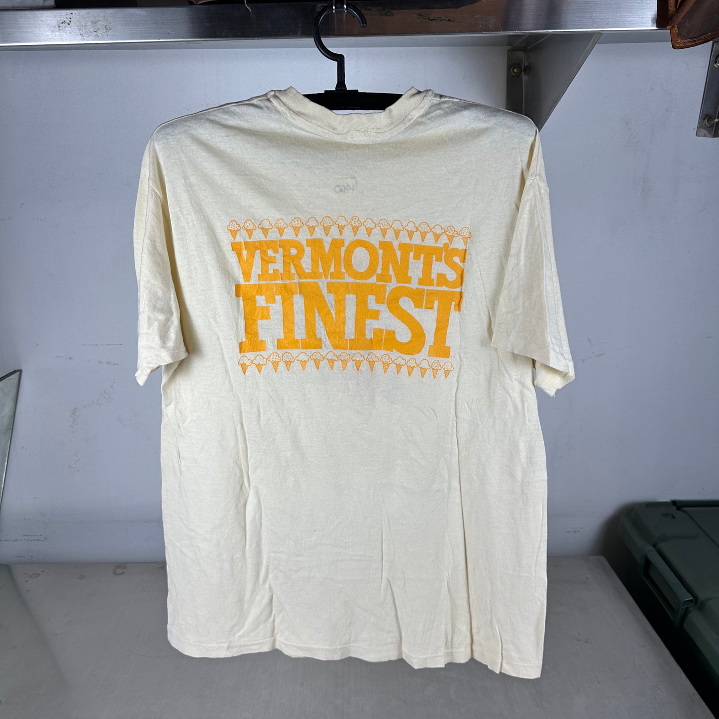 Vintage 1988 Ben & Jerry's Chunky Monkey Ice Cream Promo Single Stitch T-Shirt