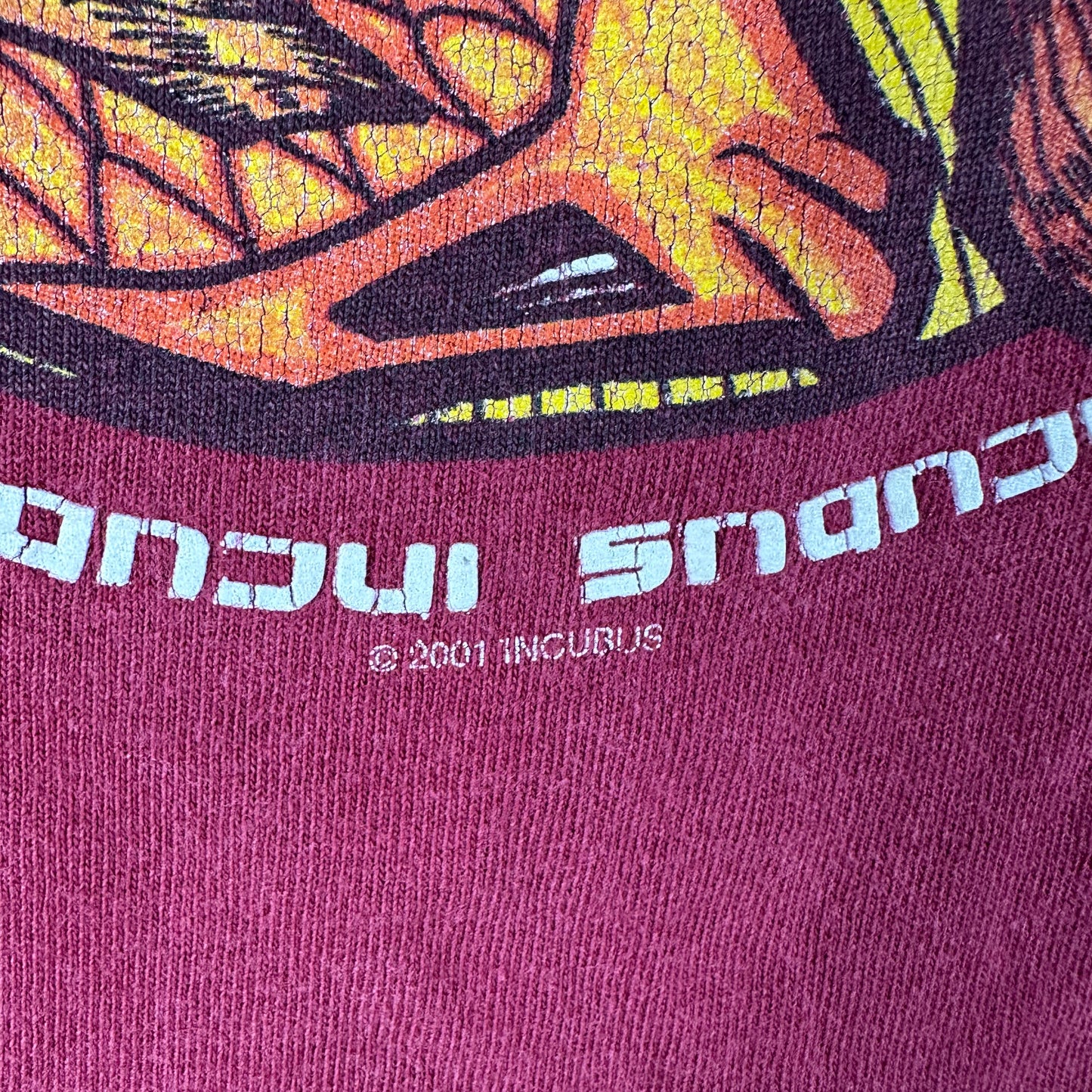Vintage 2001 Incubus Morning View Koi Fish Tour Concert T-Shirt