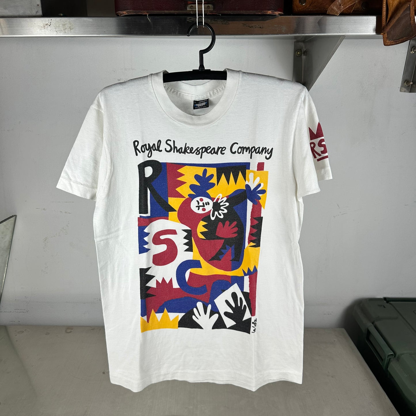Vintage 90s Royal Shakespeare Company Artwork Single Stitch T-Shirt