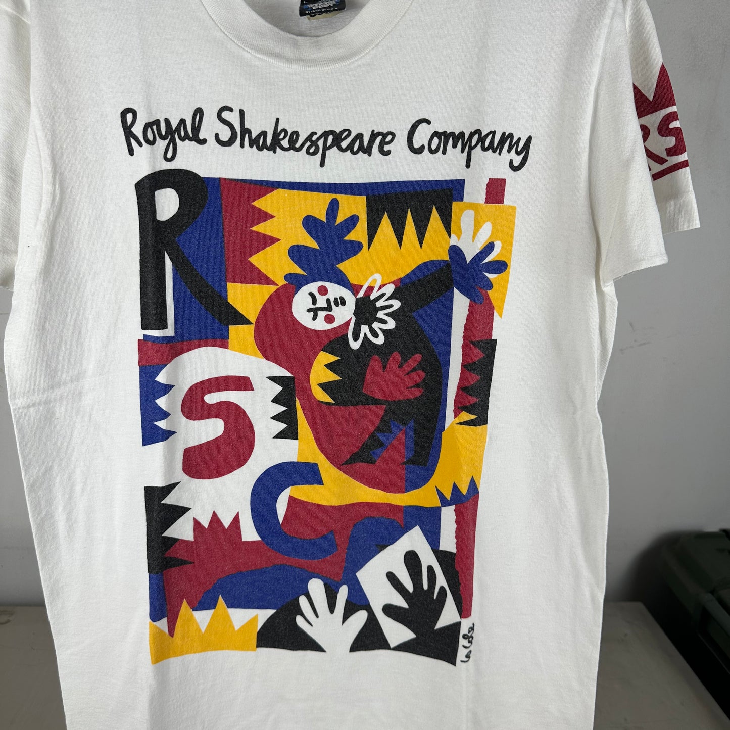 Vintage 90s Royal Shakespeare Company Artwork Single Stitch T-Shirt