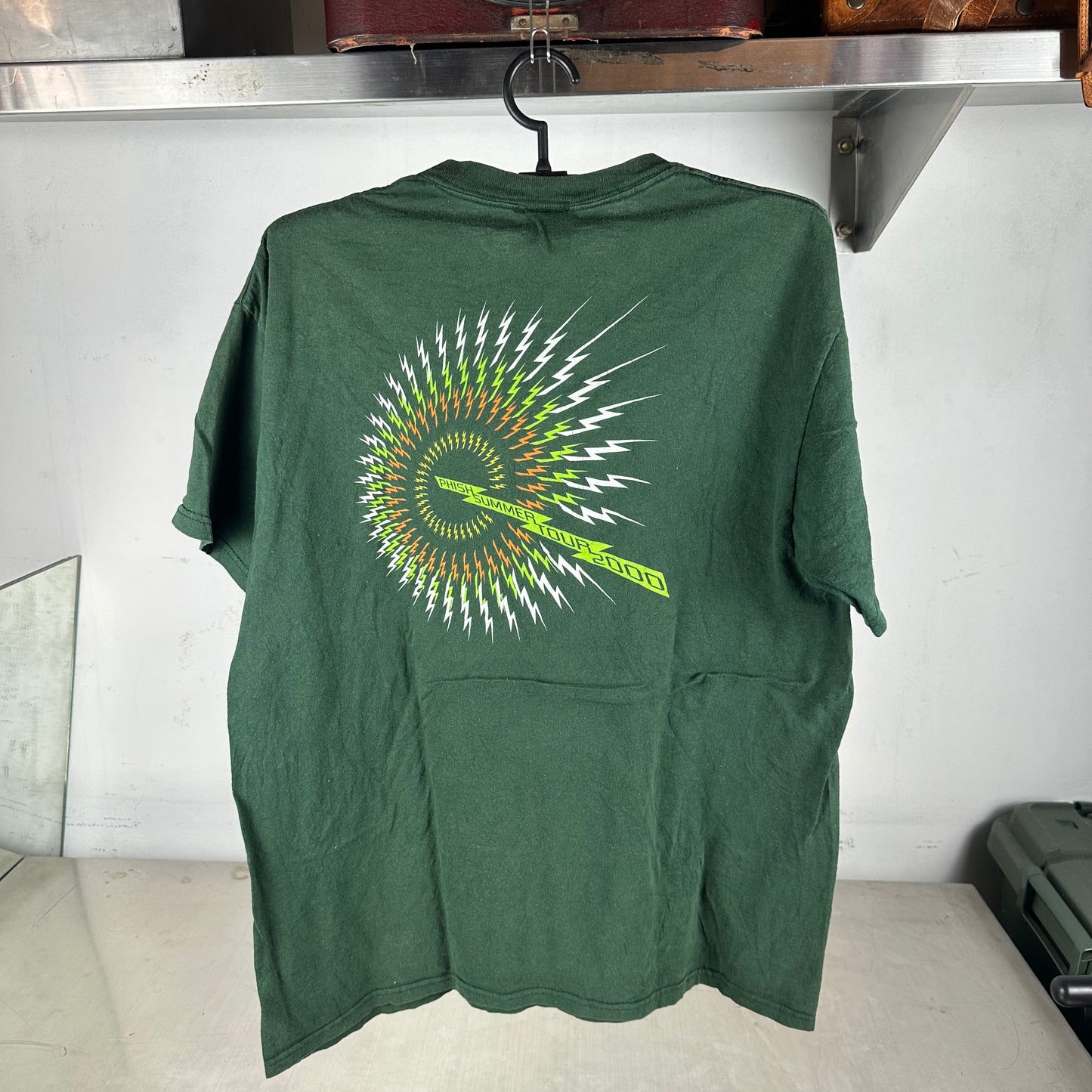 Vintage 2000 Phish Summer Tour Concert Rock Band Double Sided Graphic T-Shirt