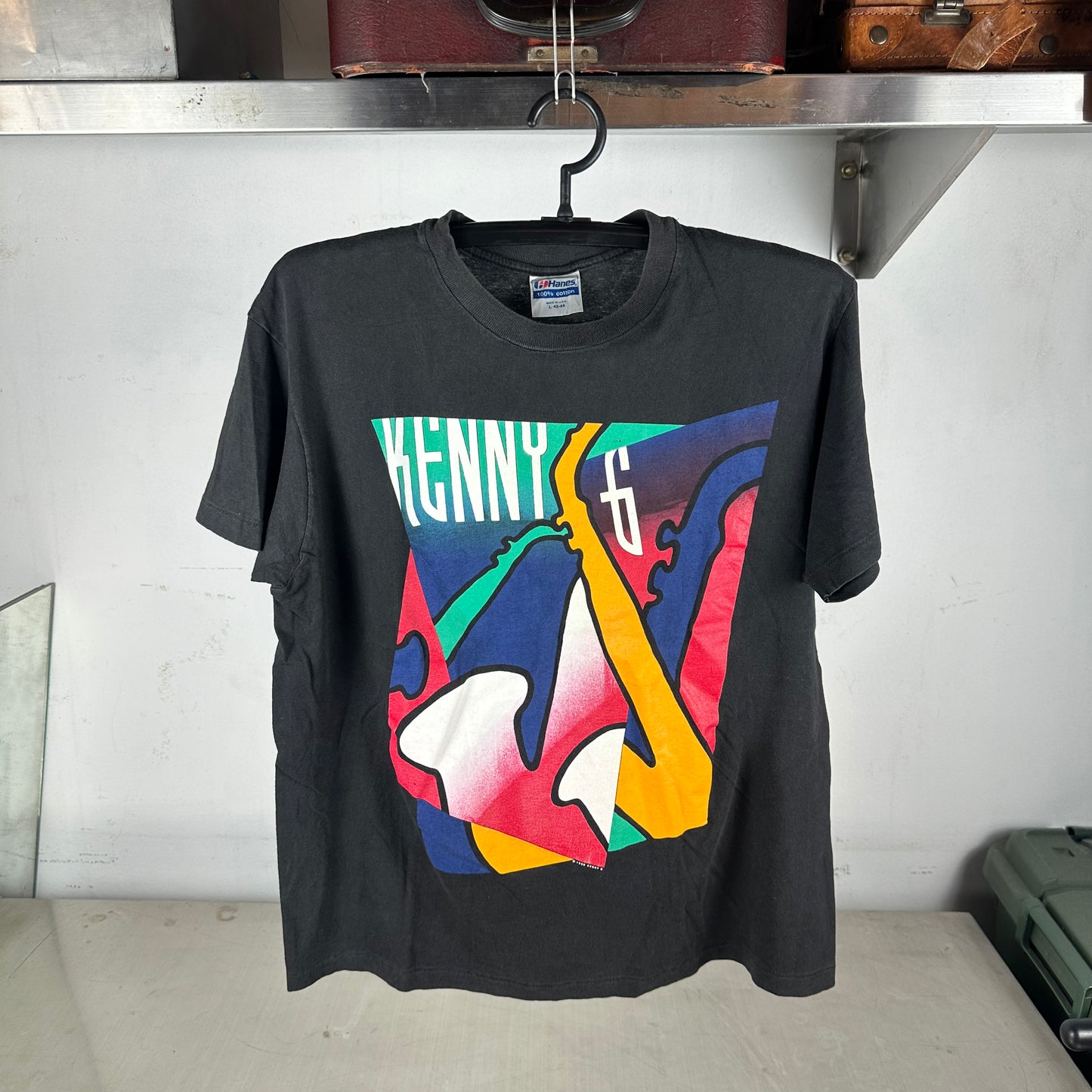 Vintage 1990 Kenny G Saxophonist Jazz Music Single Stitch T-Shirt