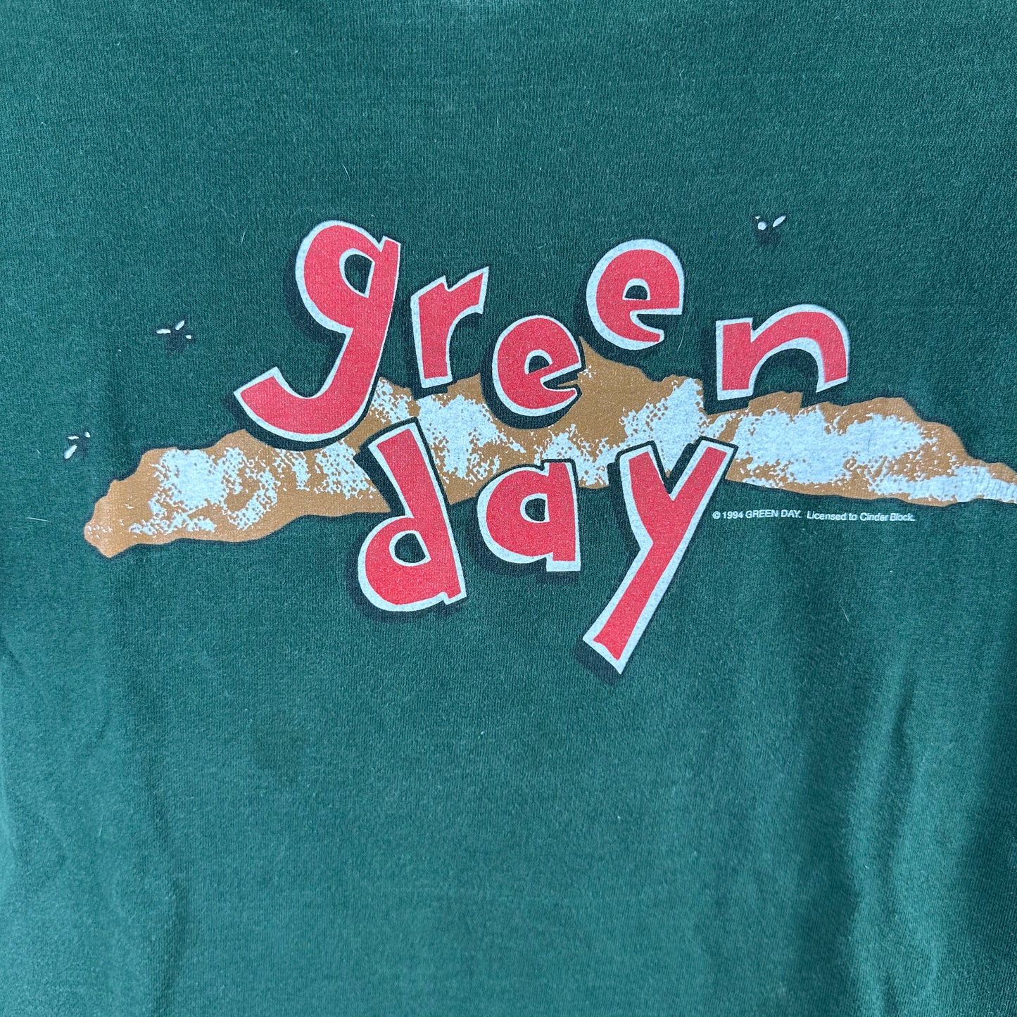 Vintage 1994 Green Day Dookie Graphic Rock Band T-Shirt