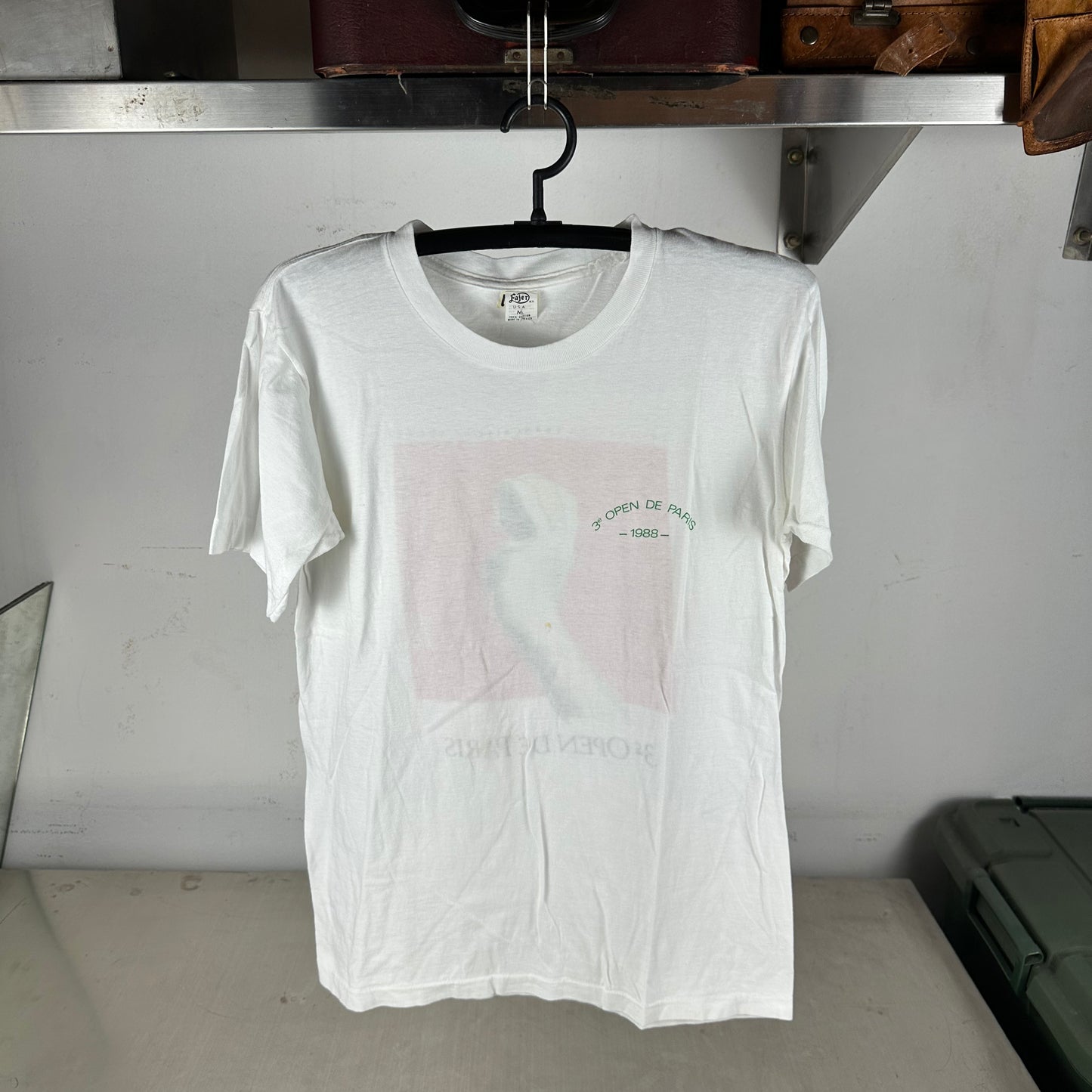 Vintage 1988 The Paris Masters Open De Paris Tennis Tournament Single Stitch T-Shirt