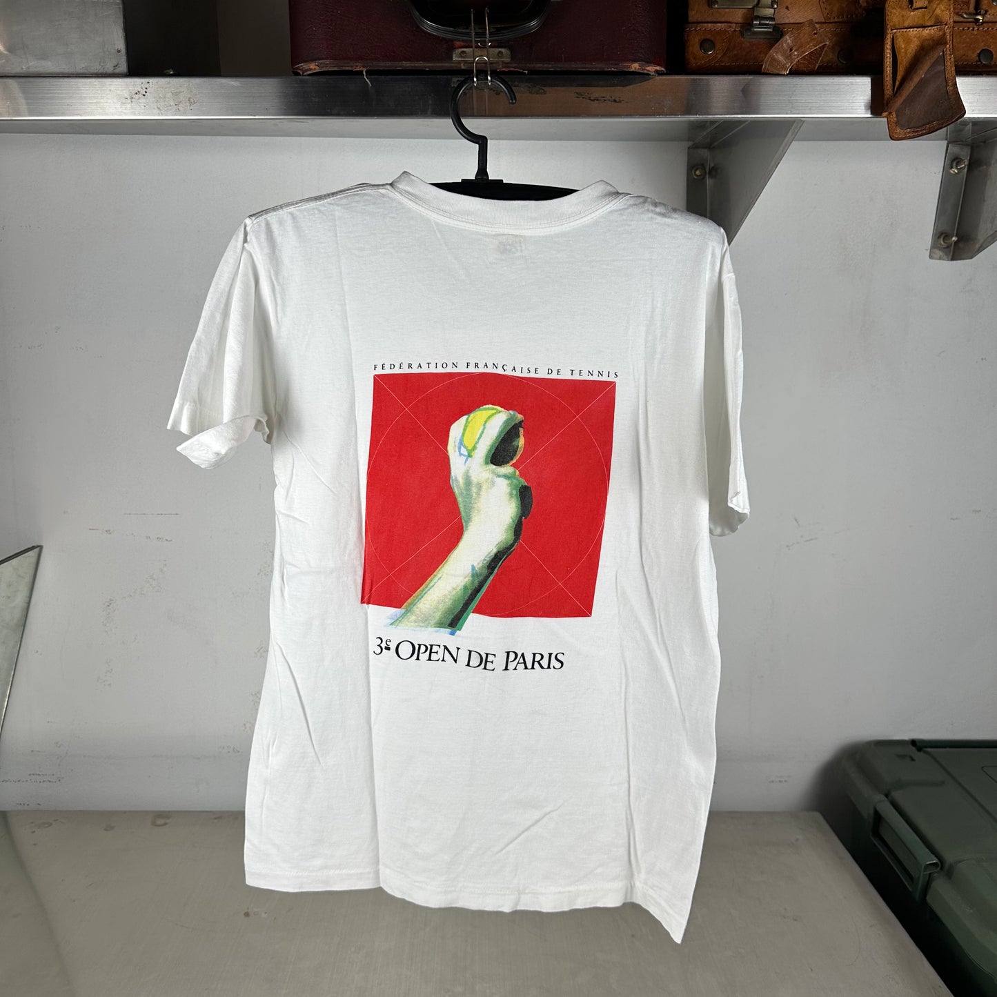 Vintage 1988 The Paris Masters Open De Paris Tennis Tournament Single Stitch T-Shirt