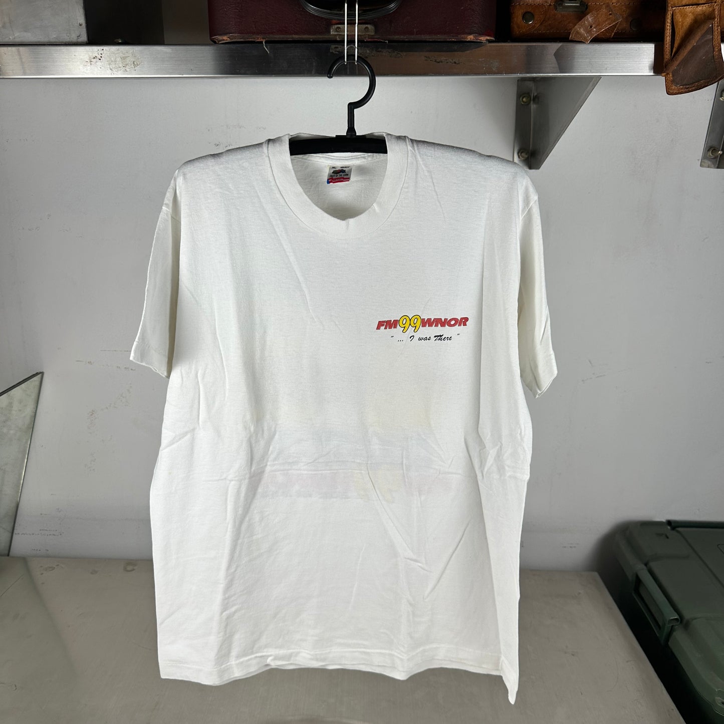 Vintage 90s Woodstock Music Festival FM99 WNOR Promo Single Stitch T-Shirt